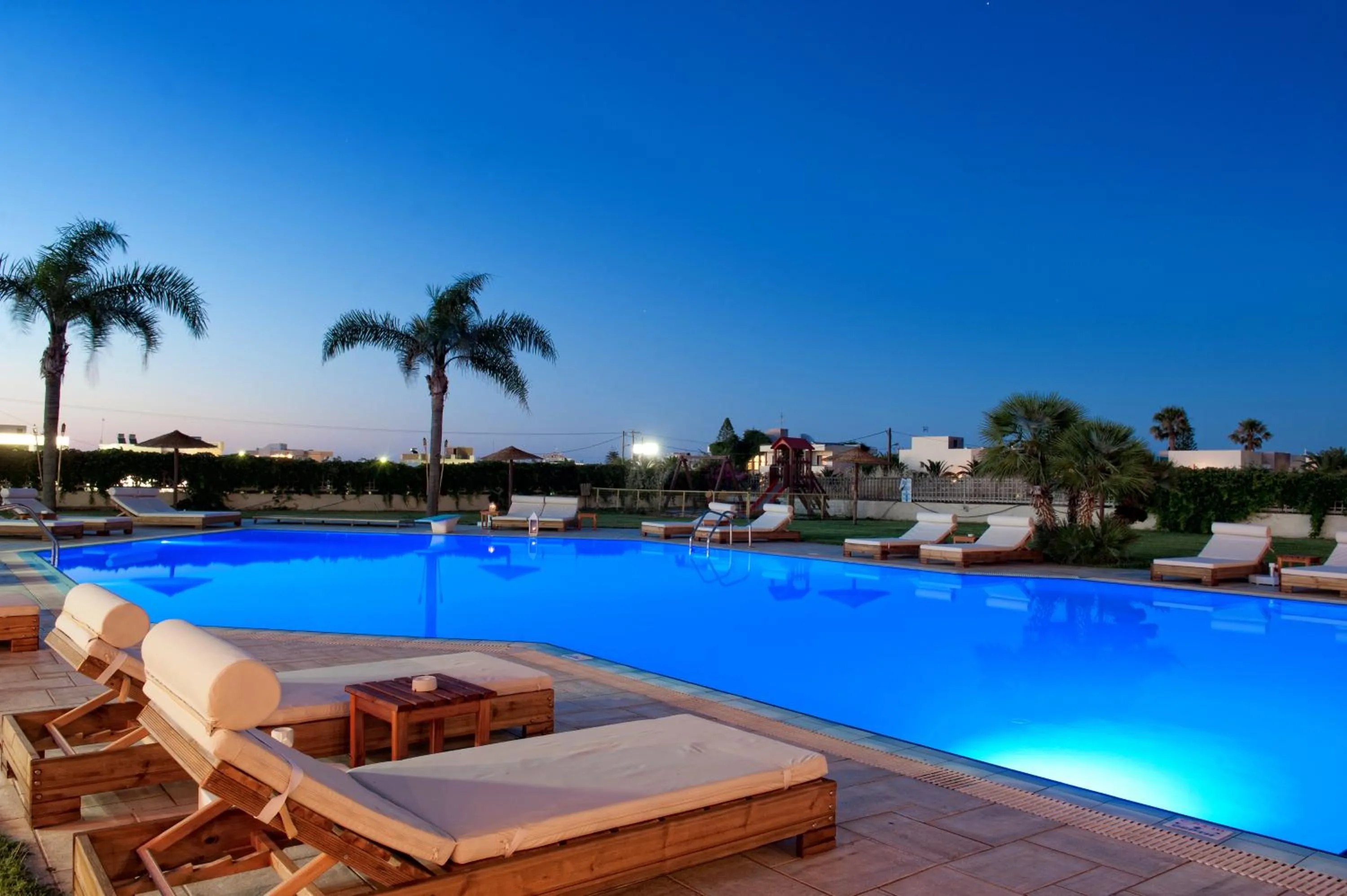 Swimming pool in Socrates Hotel Malia Beach