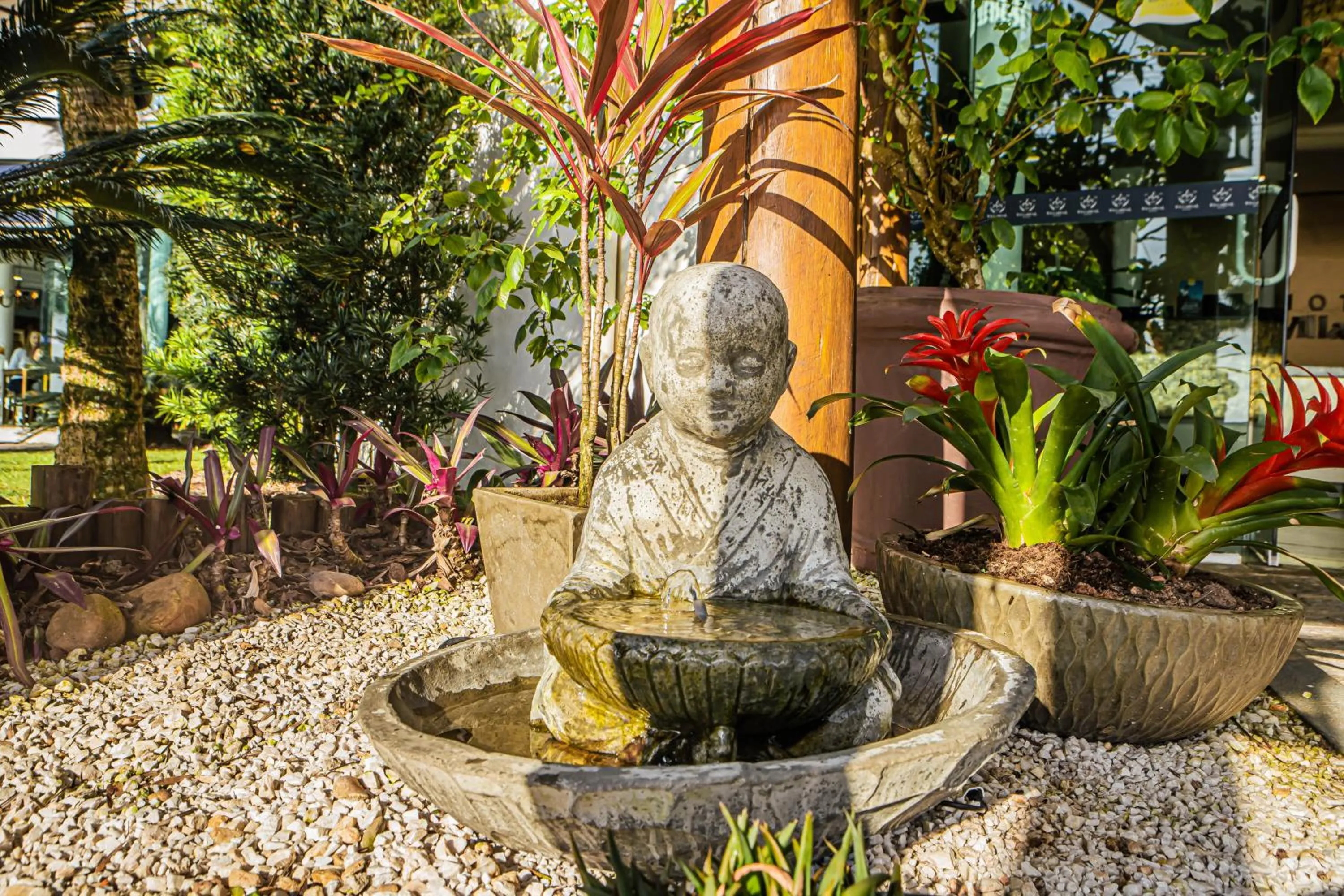 Decorative detail in Hotel VillaReal Guaratuba - Caieiras