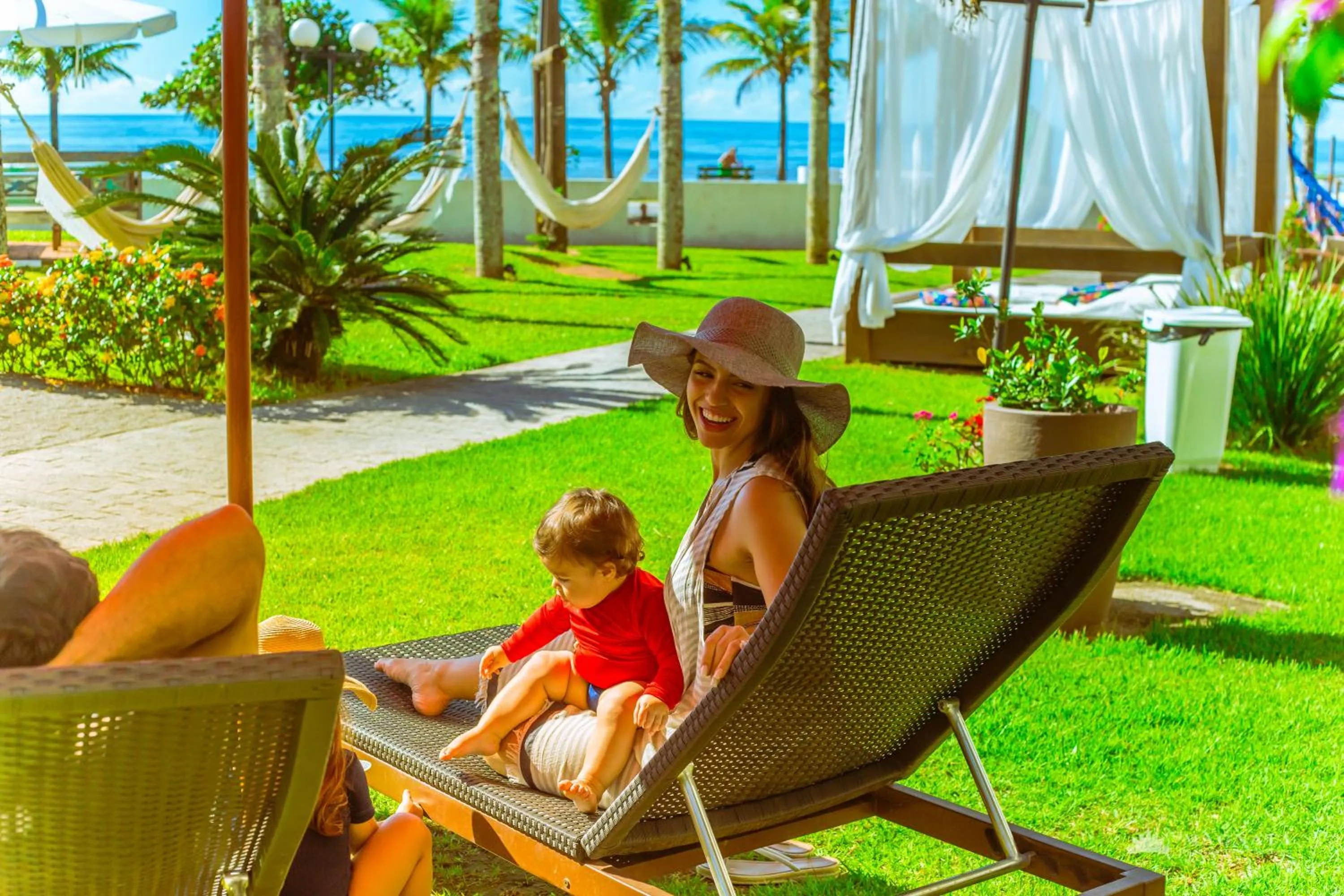 Garden in Hotel VillaReal Guaratuba - Caieiras