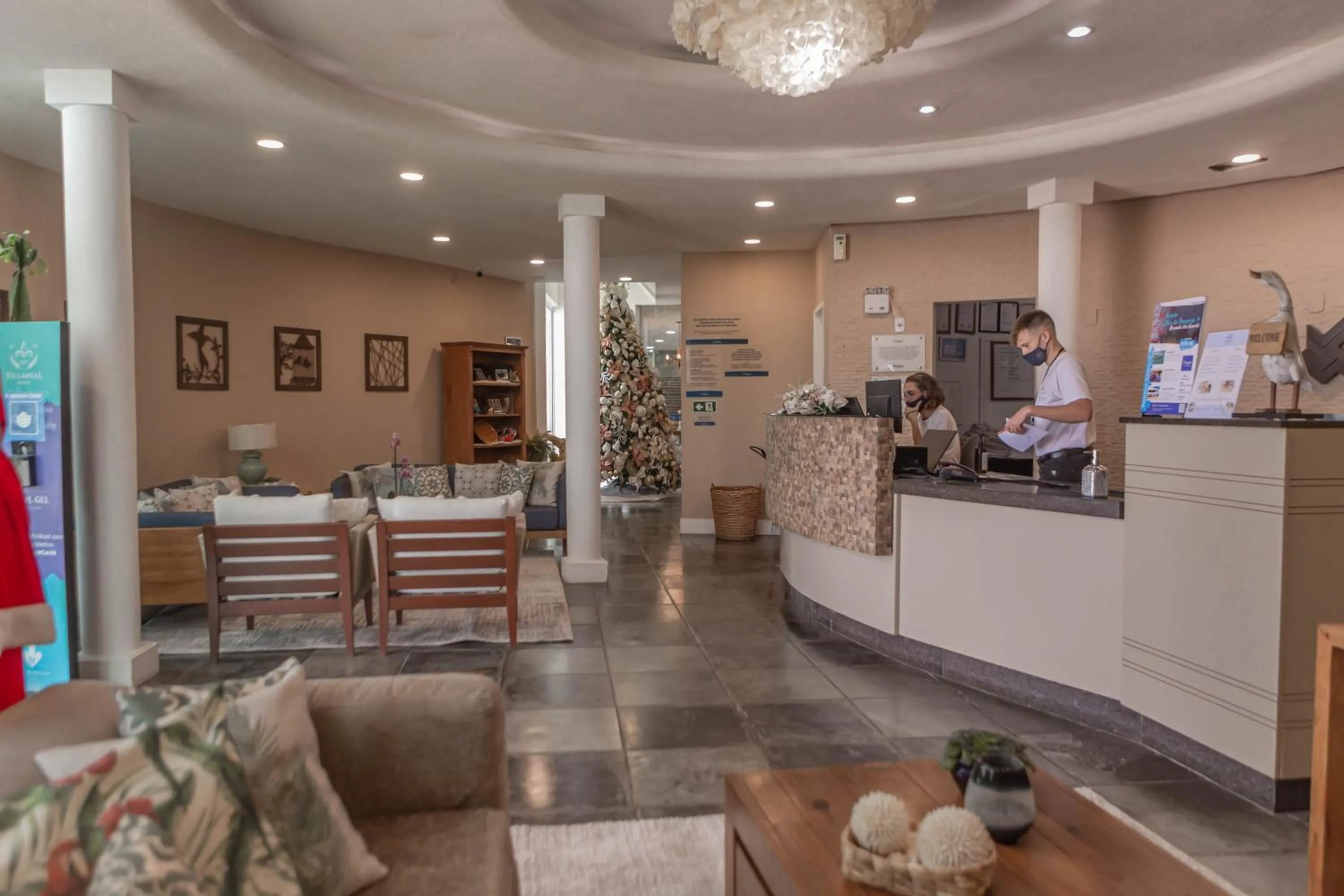 Communal lounge/ TV room in Hotel VillaReal Guaratuba - Caieiras