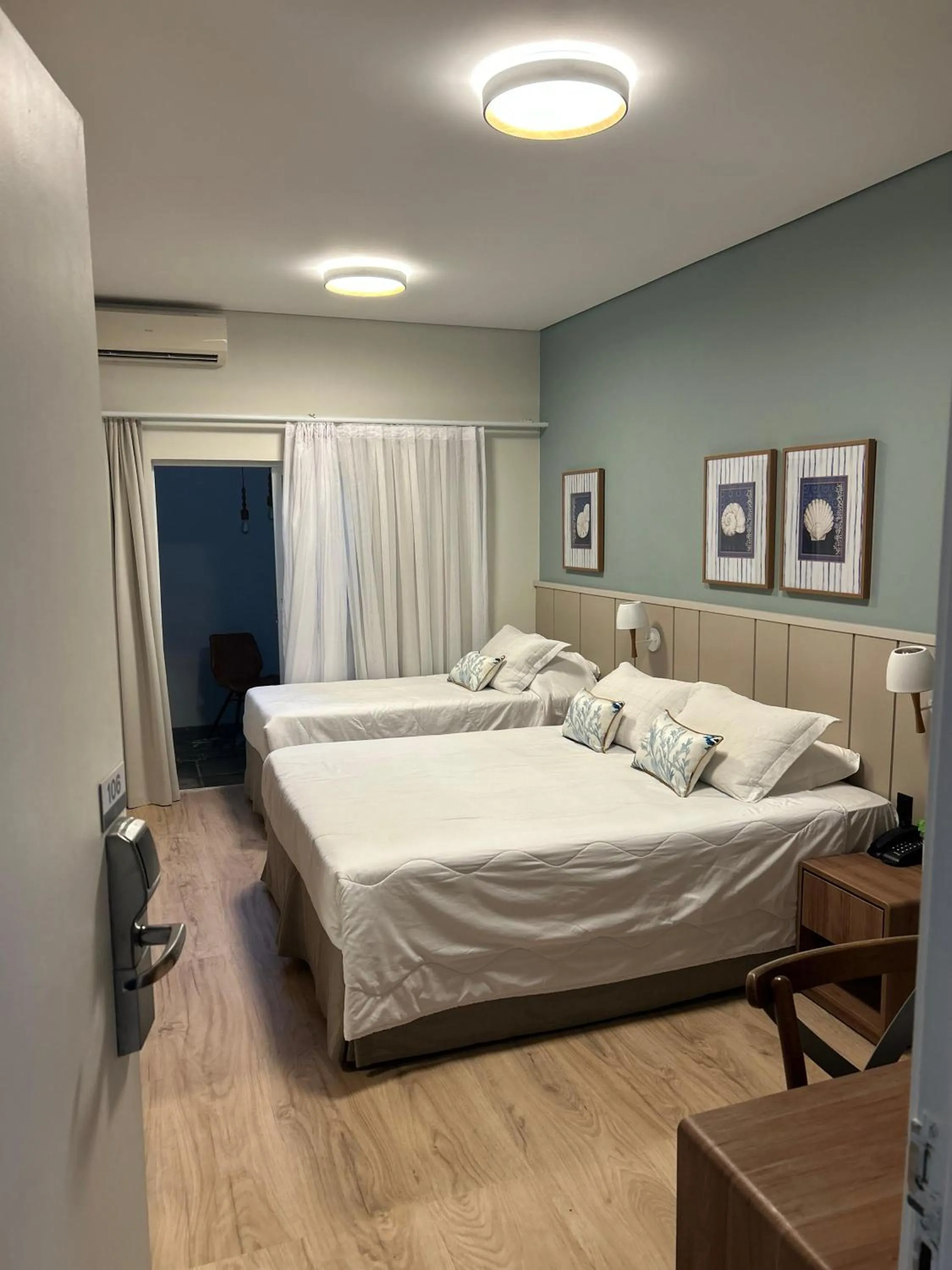 Bed in Hotel VillaReal Guaratuba - Caieiras