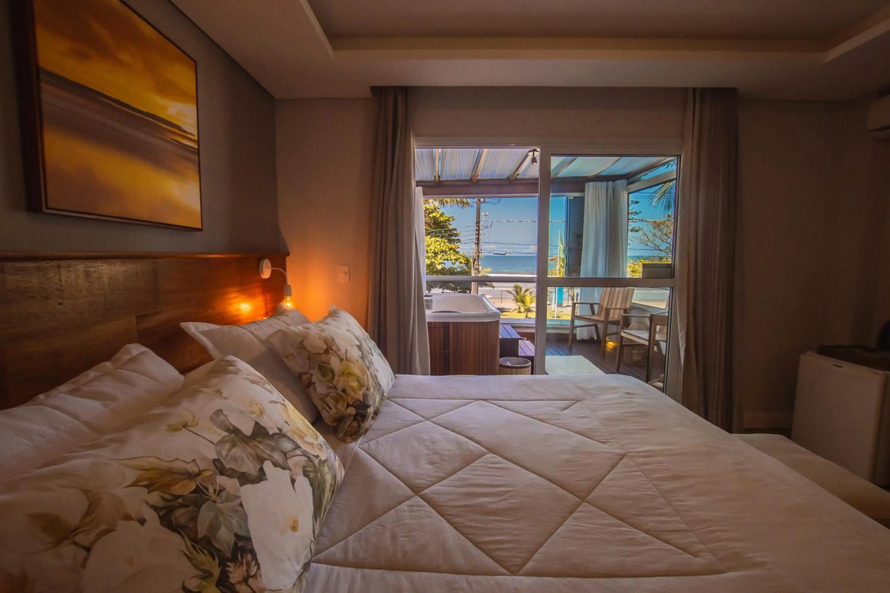 Bed in Hotel VillaReal Guaratuba - Caieiras