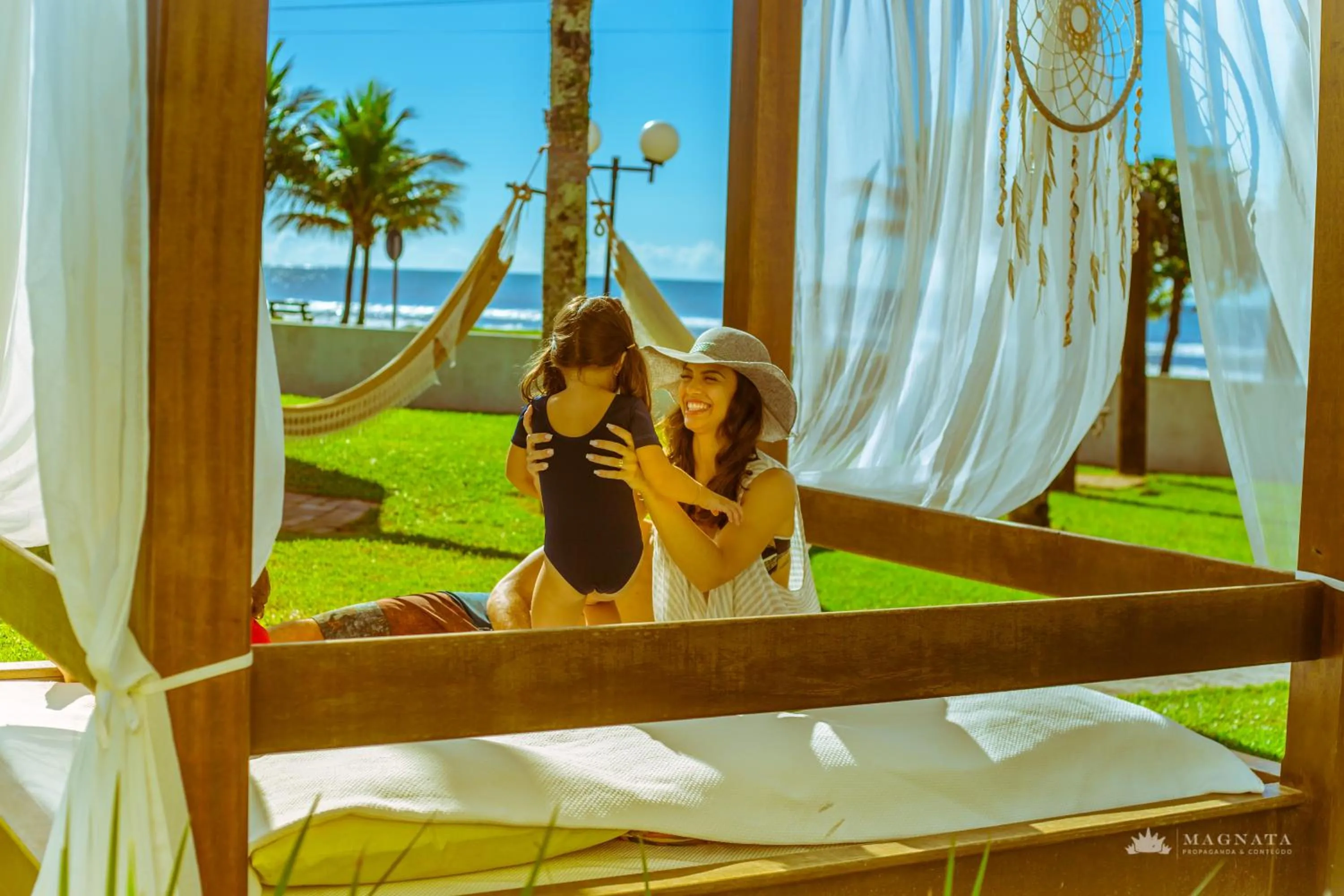 Garden in Hotel VillaReal Guaratuba - Caieiras