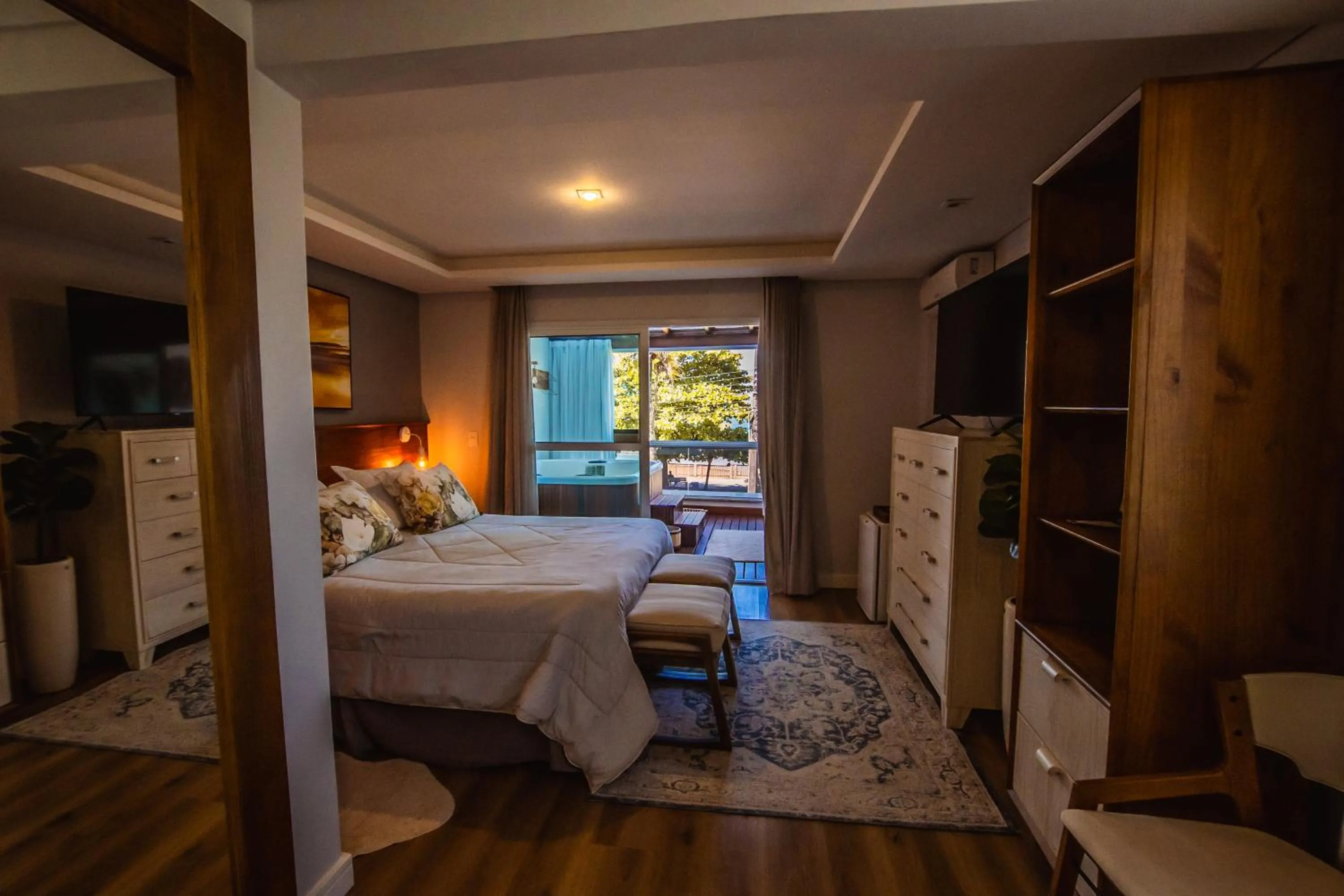 Bed in Hotel VillaReal Guaratuba - Caieiras