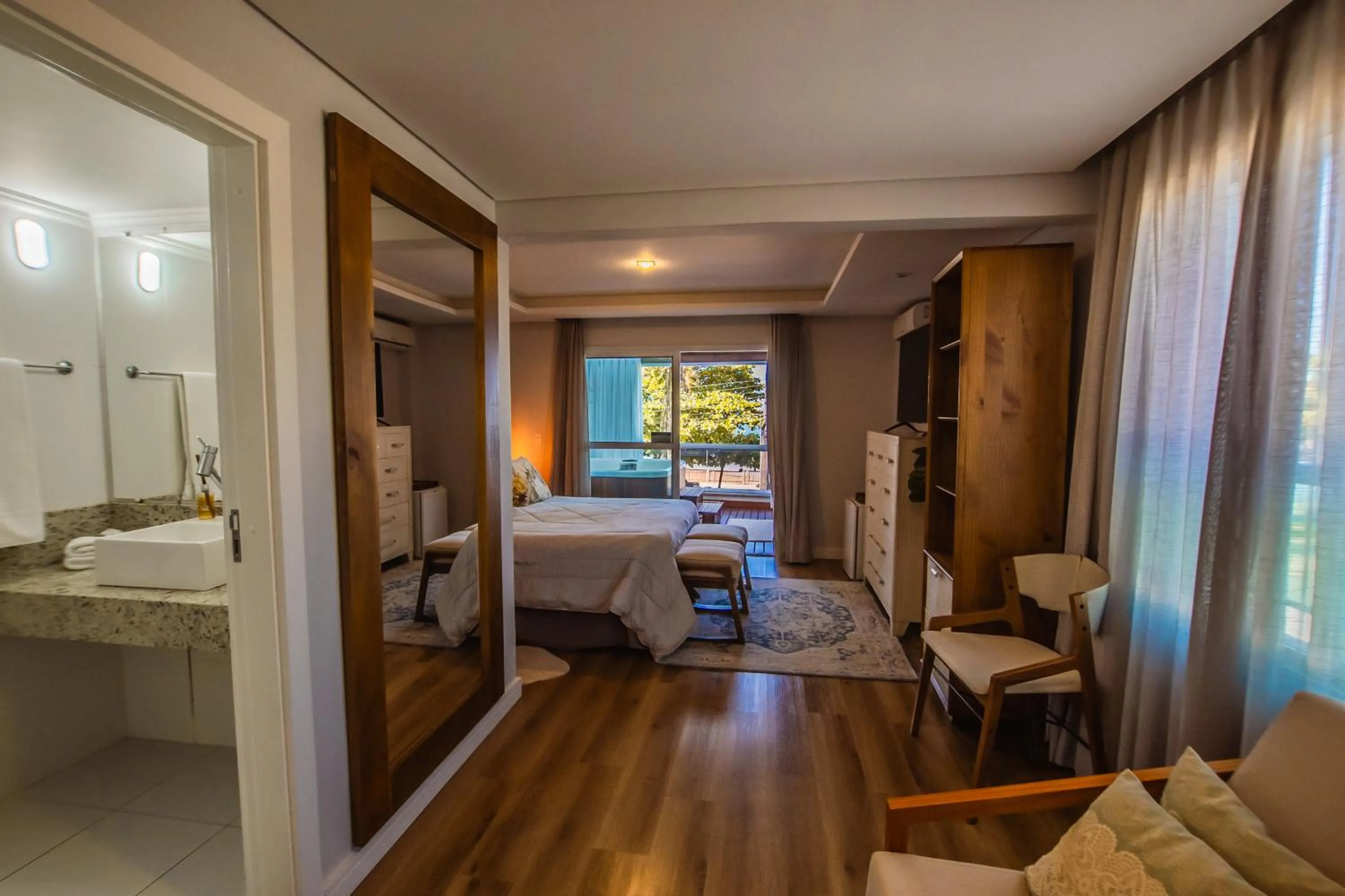 Bed in Hotel VillaReal Guaratuba - Caieiras