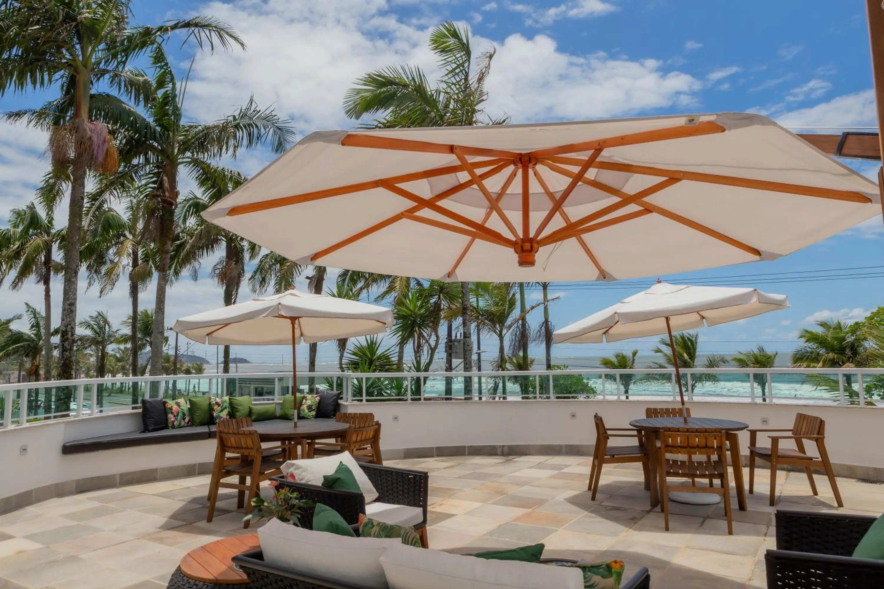 Natural landscape in Hotel VillaReal Guaratuba - Caieiras