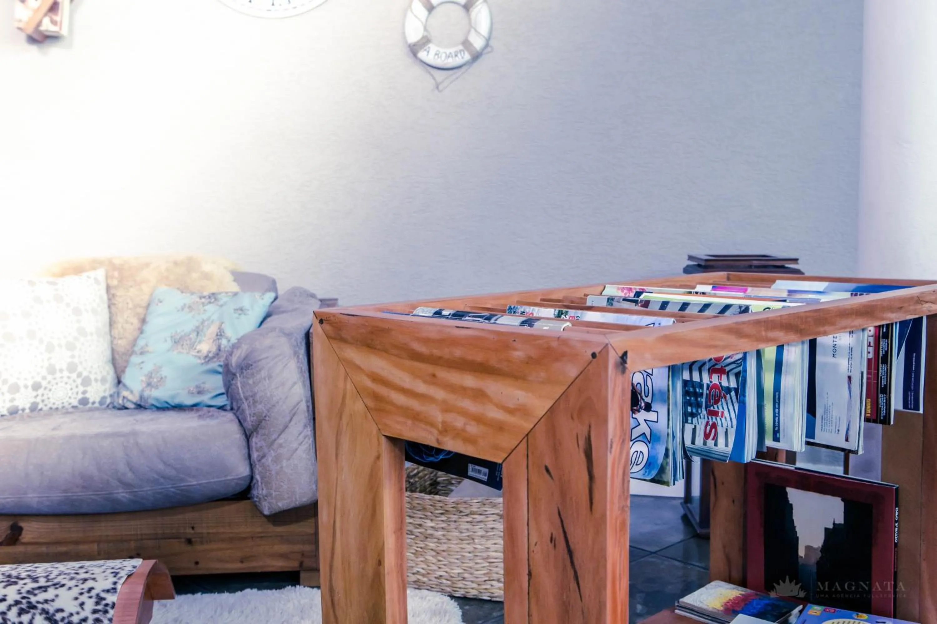 Library in Hotel VillaReal Guaratuba - Caieiras