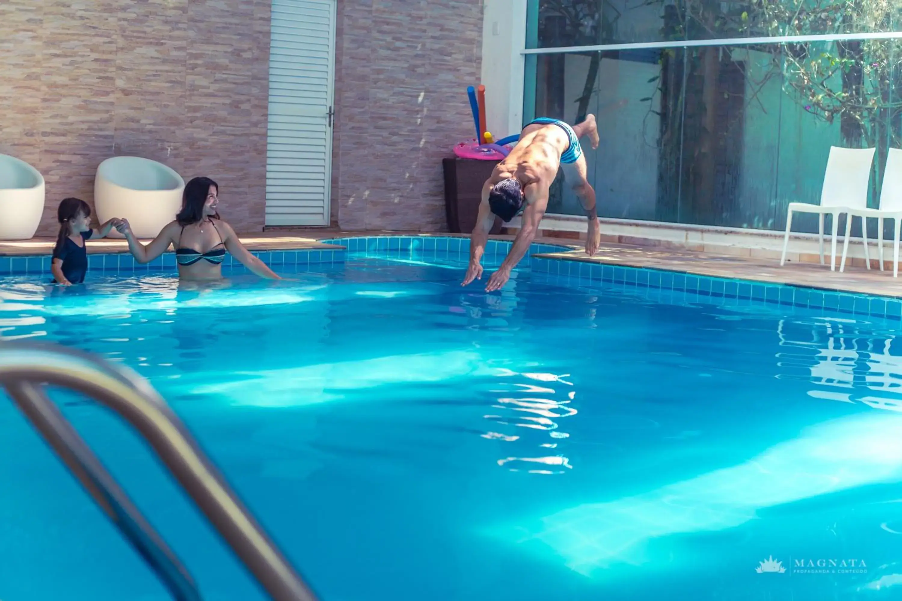 Swimming pool in Hotel VillaReal Guaratuba - Caieiras Swimming pool in Hotel VillaReal Guaratuba - Caieiras