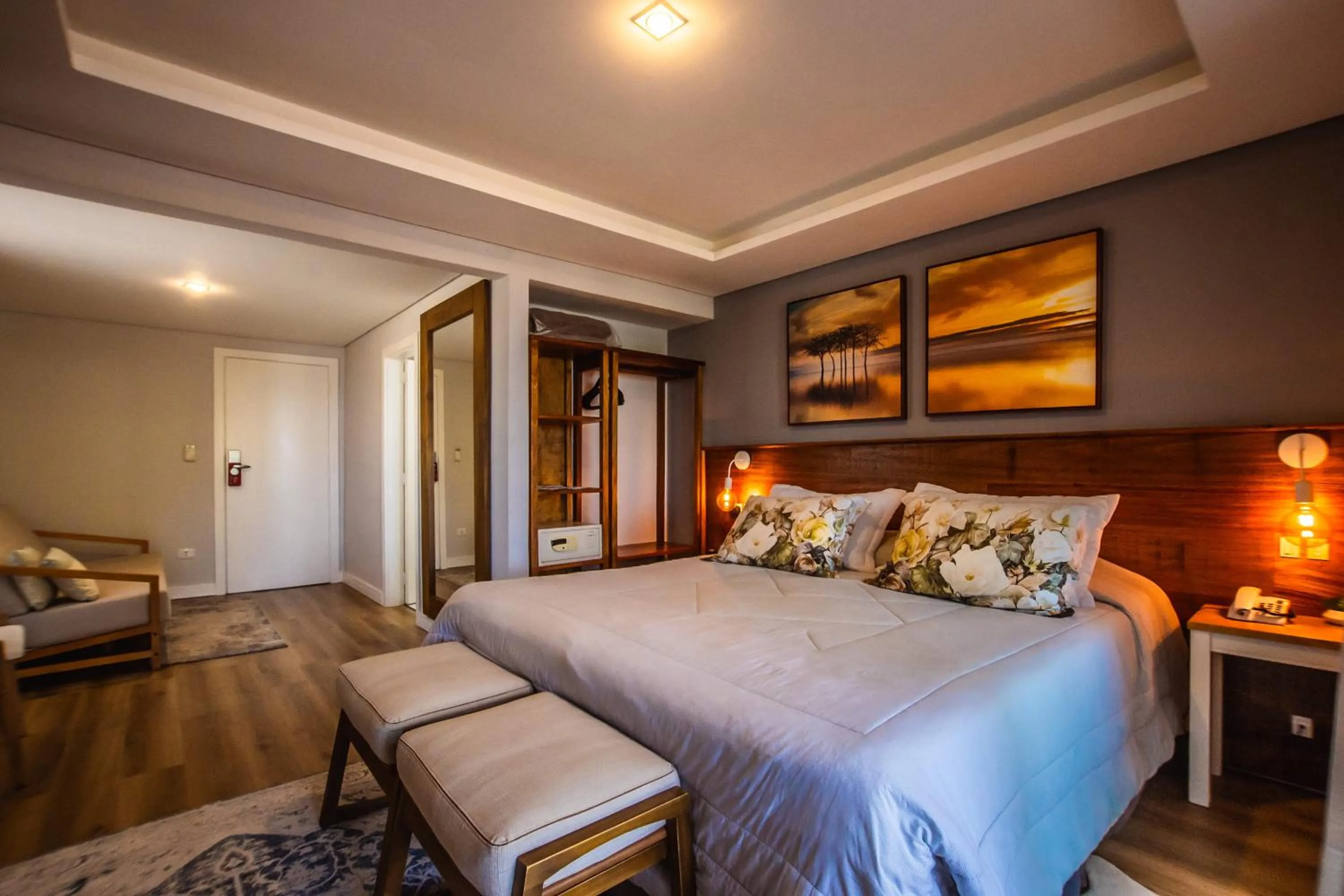 Bed in Hotel VillaReal Guaratuba - Caieiras