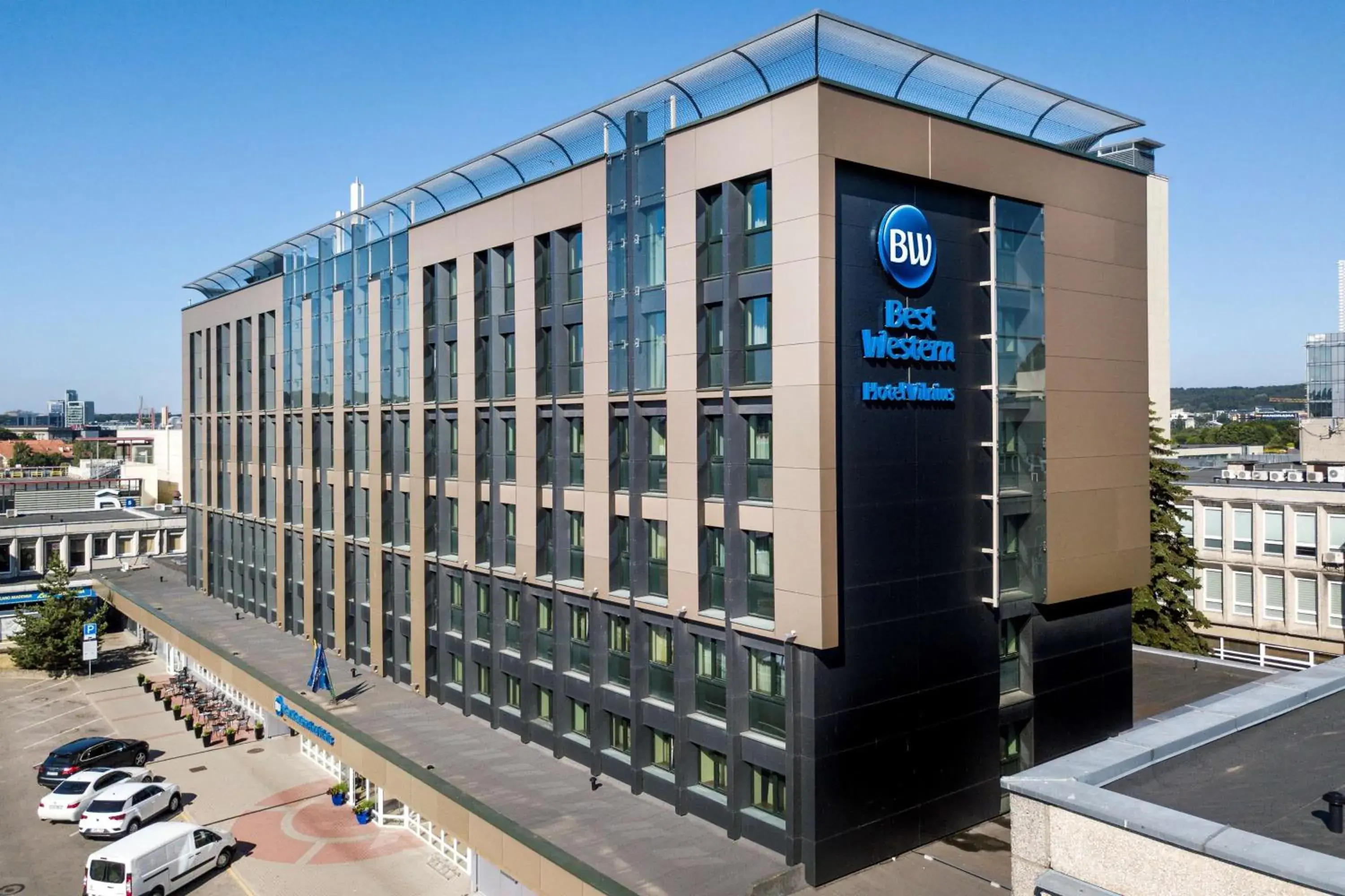 Property building in Best Western Vilnius Property building in Best Western Vilnius