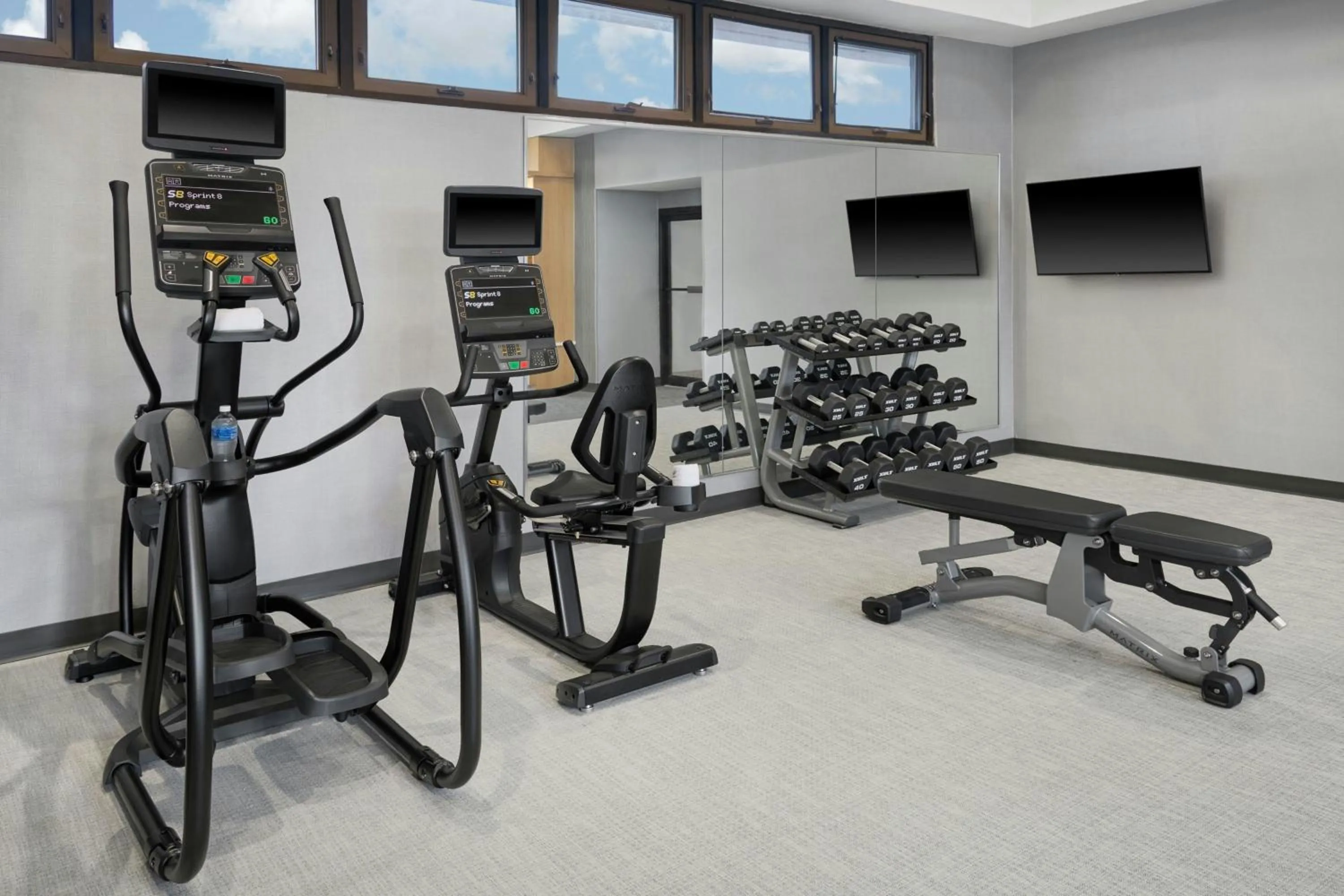 Fitness centre/facilities in Courtyard by Marriott Huntsville University Drive