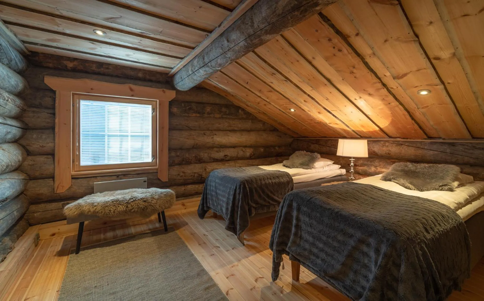 Bedroom, Bed in Wilderness Hotel Nellim & Igloos