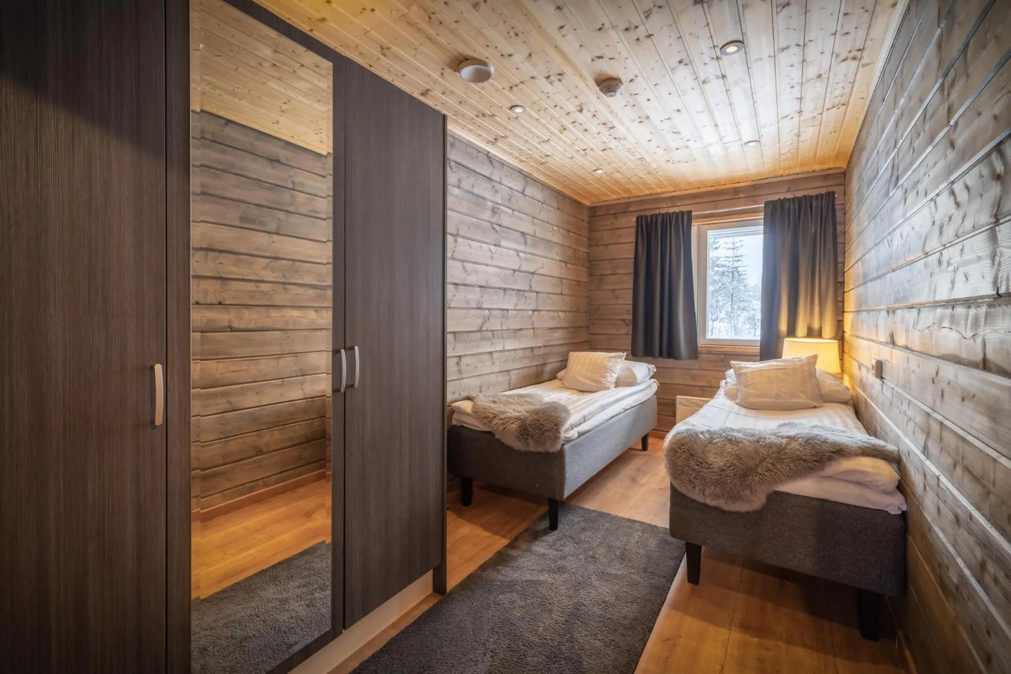 Bedroom, Bed in Wilderness Hotel Nellim & Igloos