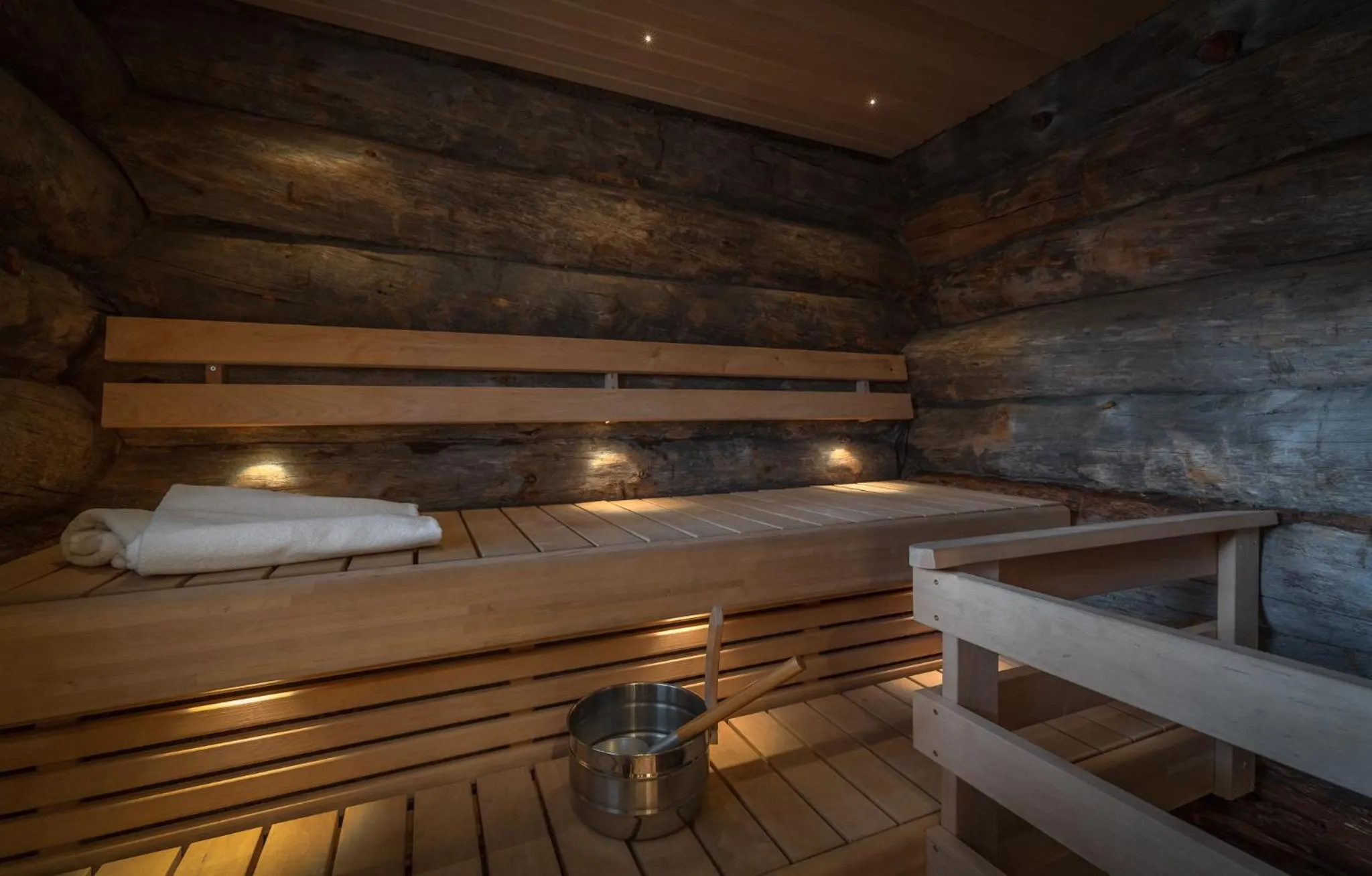 Sauna in Wilderness Hotel Nellim & Igloos