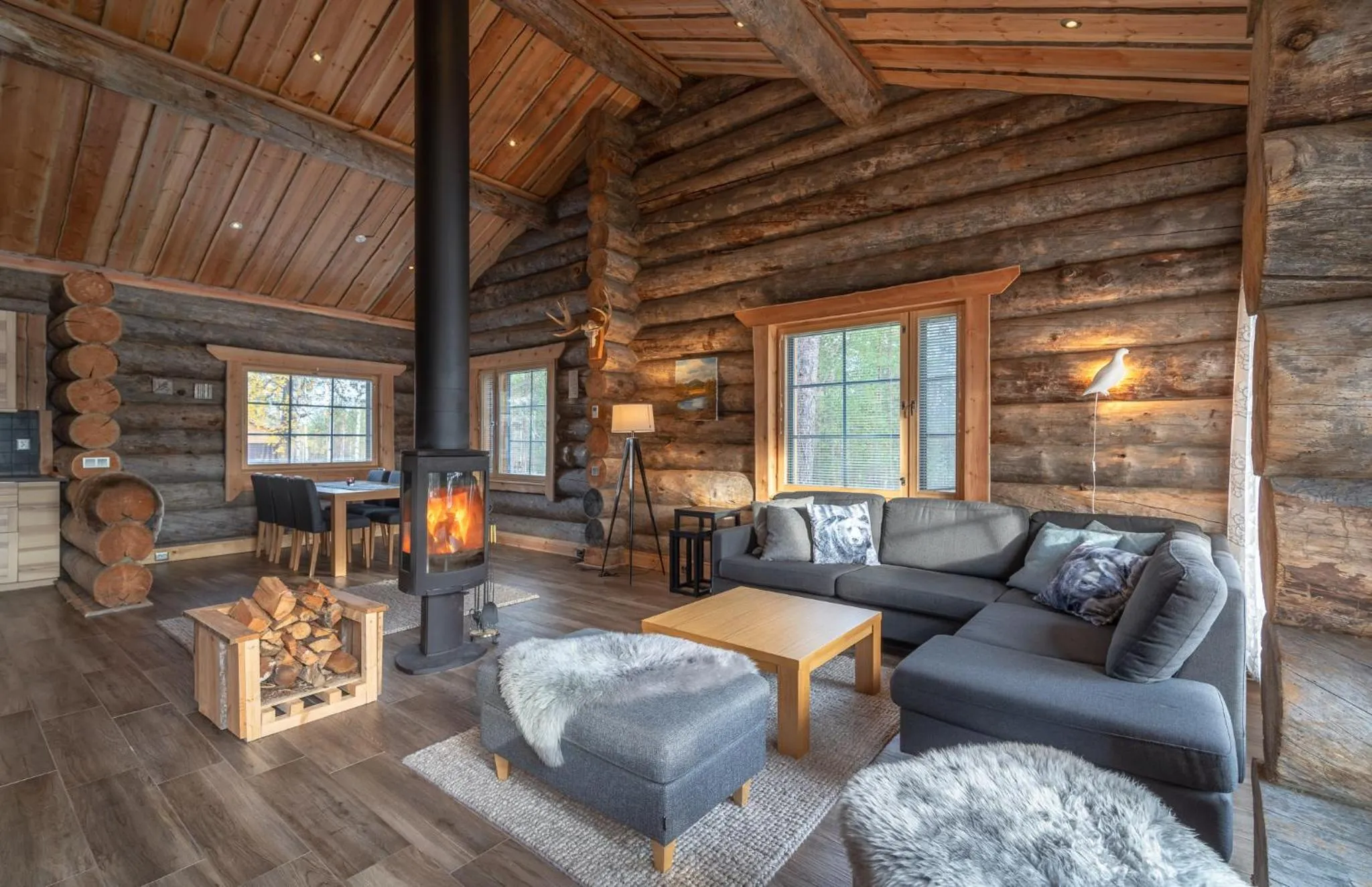 Dining area in Wilderness Hotel Nellim & Igloos