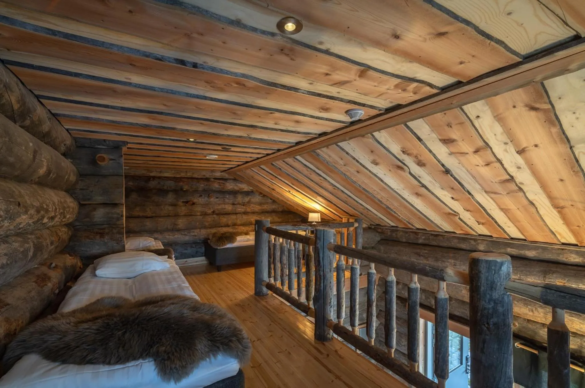 Bed in Wilderness Hotel Nellim & Igloos