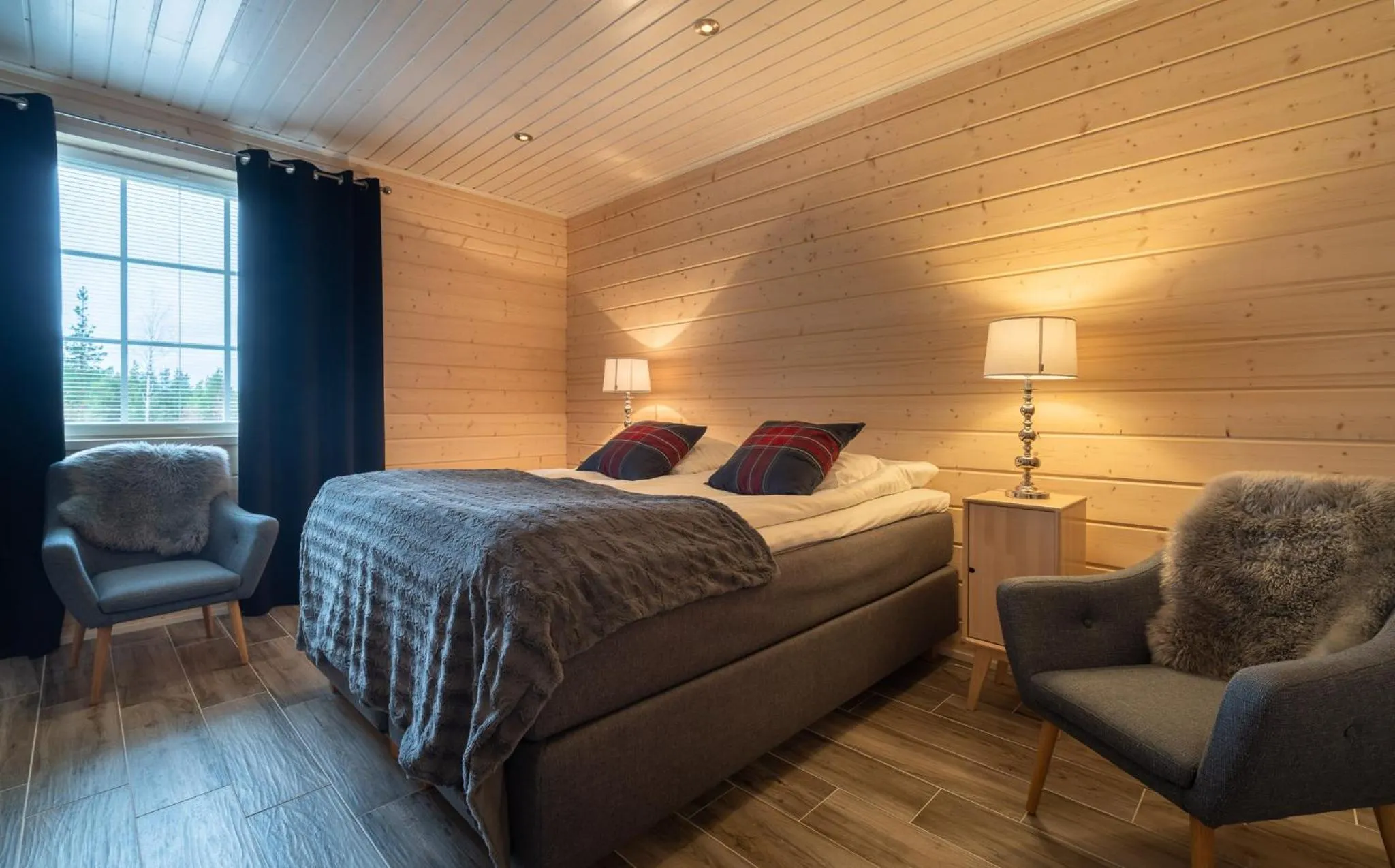 Bed in Wilderness Hotel Nellim & Igloos