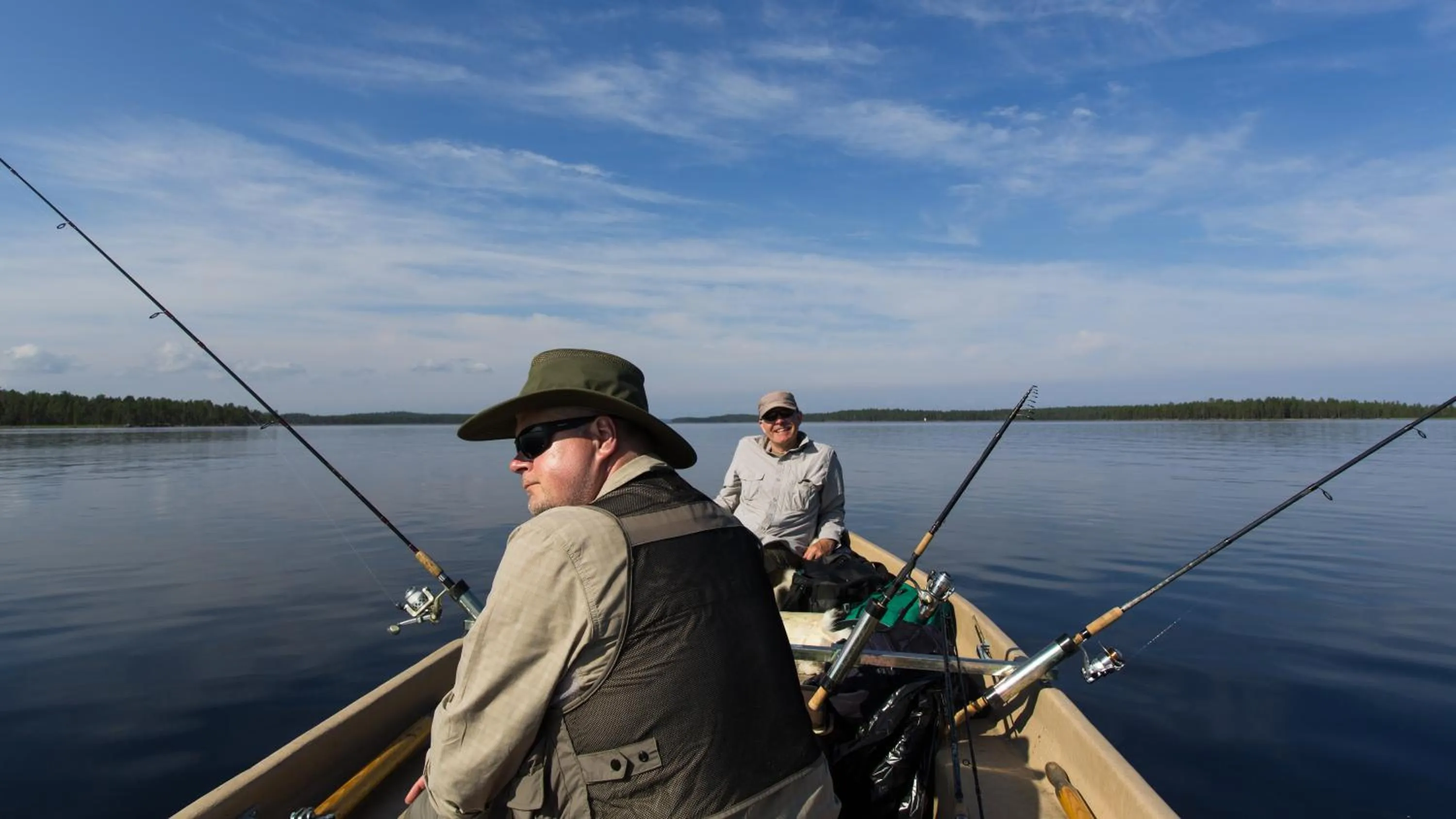 People in Wilderness Hotel Nellim & Igloos