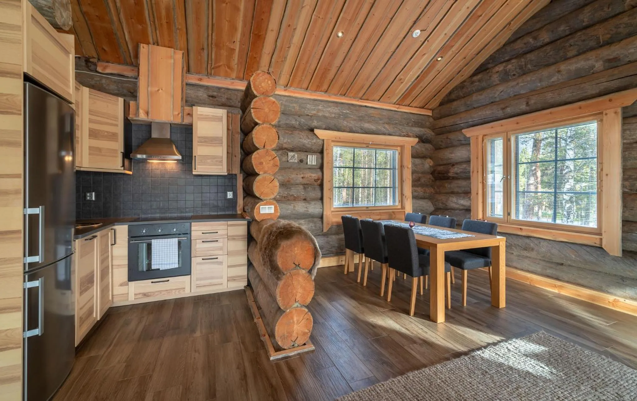 kitchen in Wilderness Hotel Nellim & Igloos