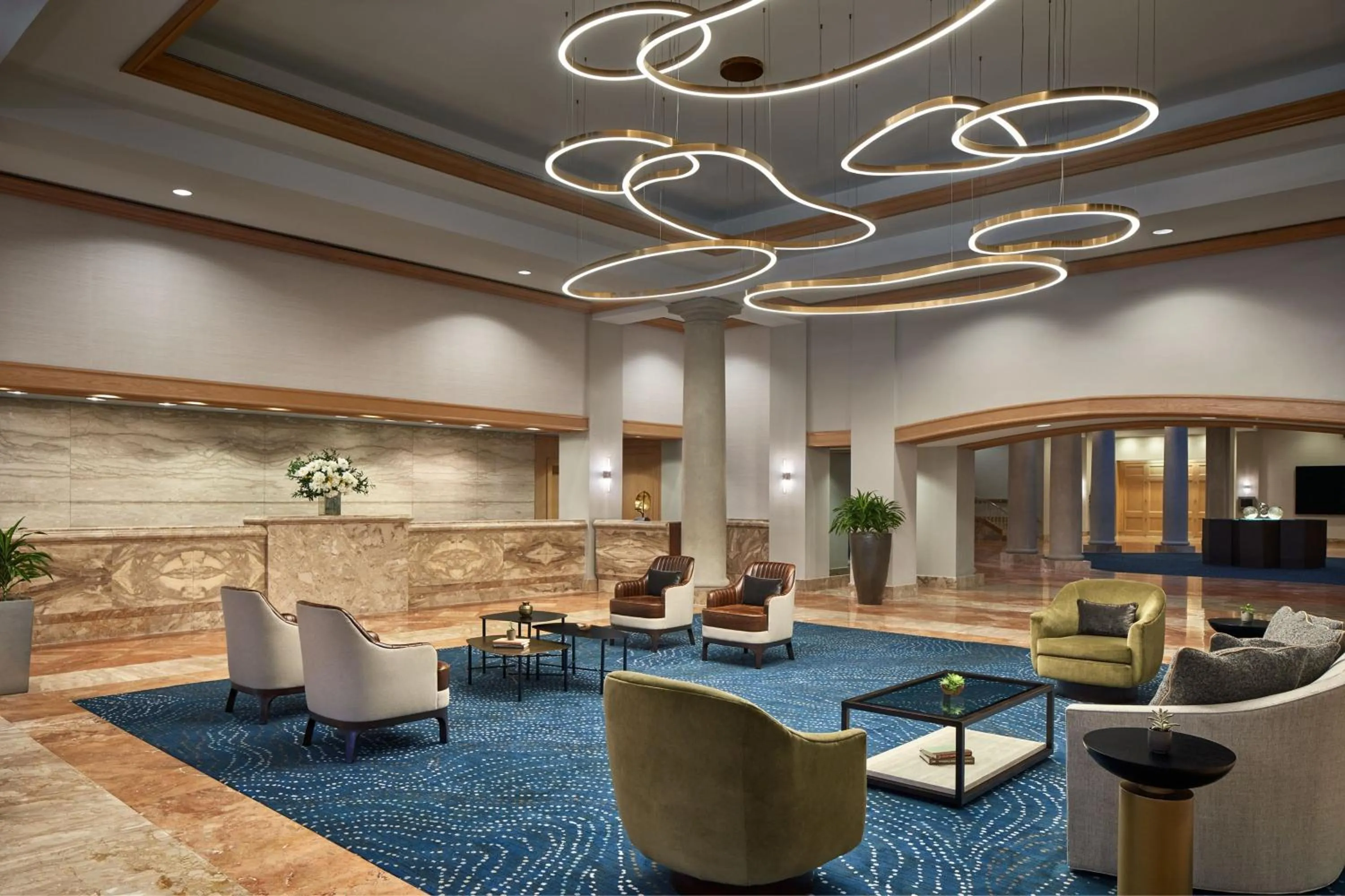 Lobby or reception in Westfields Marriott Washington Dulles