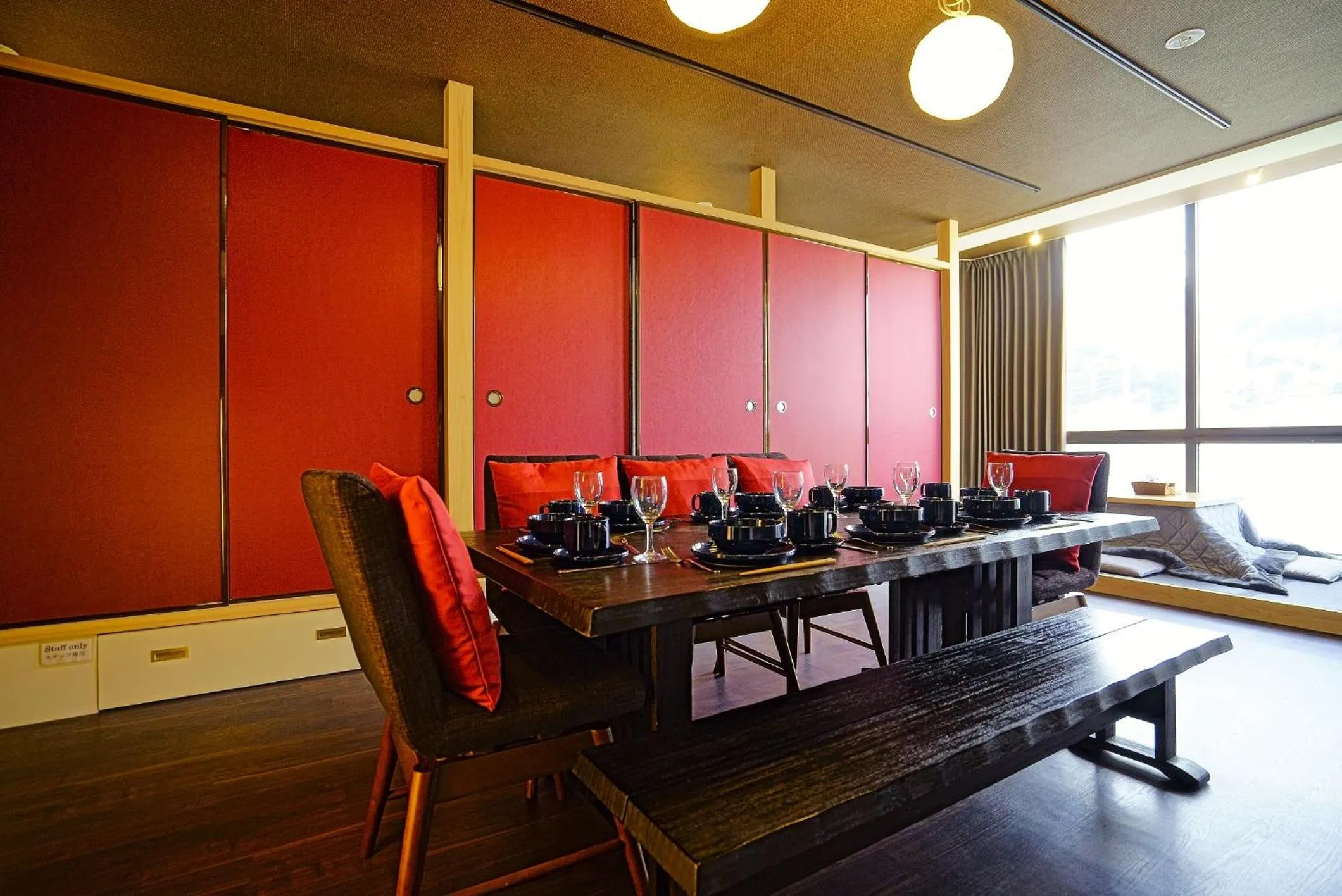 Dining area in Izu no Ie UNO