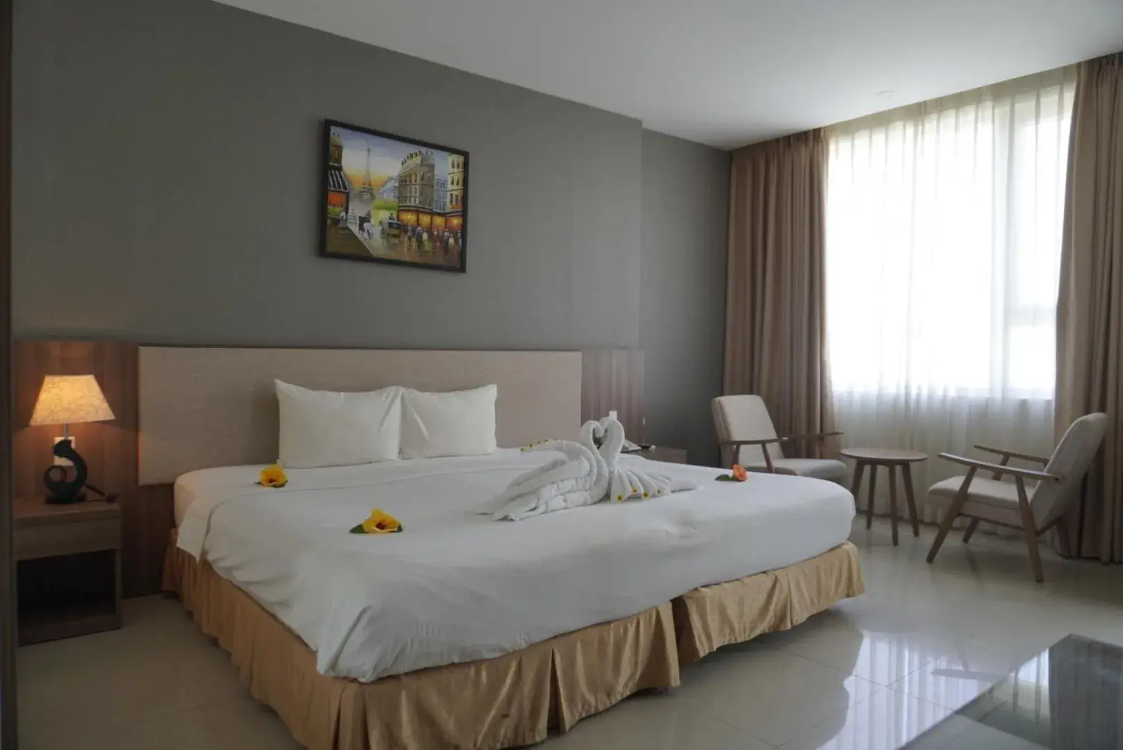 Bed in Rigel Hotel Bed in Rigel Hotel