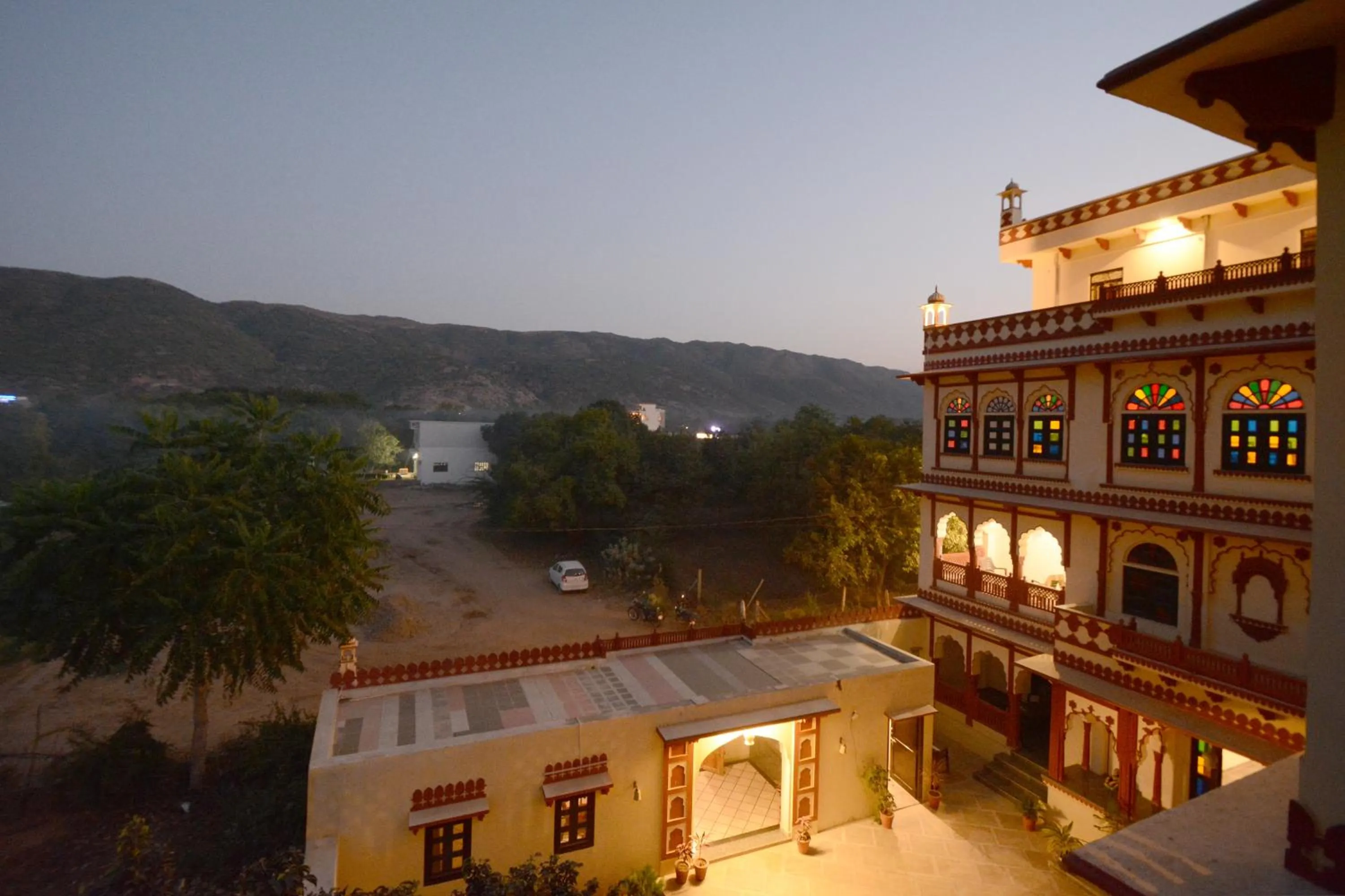 Mountain view in Moti Mahal - A Heritage Haveli