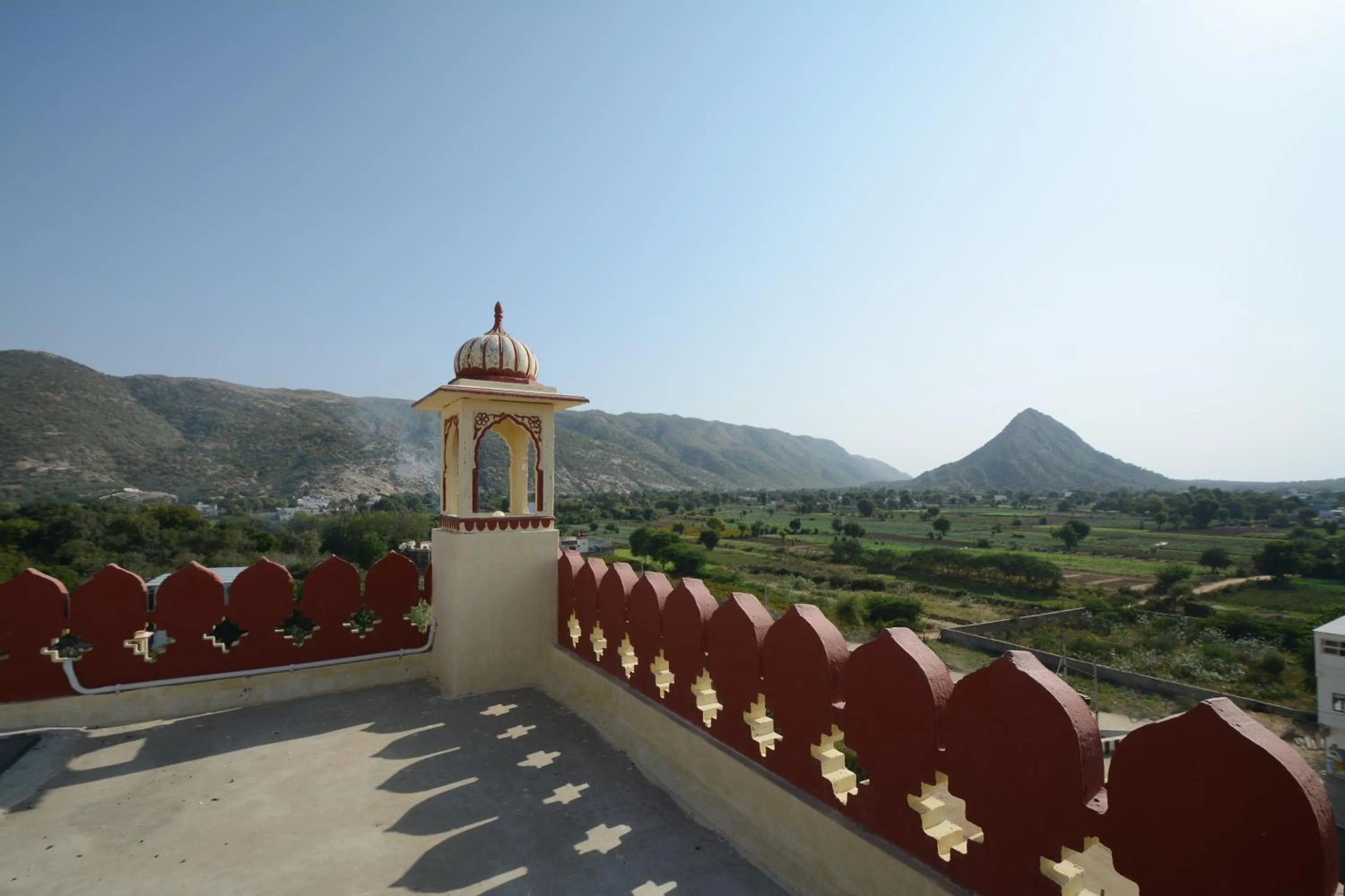 Mountain view in Moti Mahal - A Heritage Haveli
