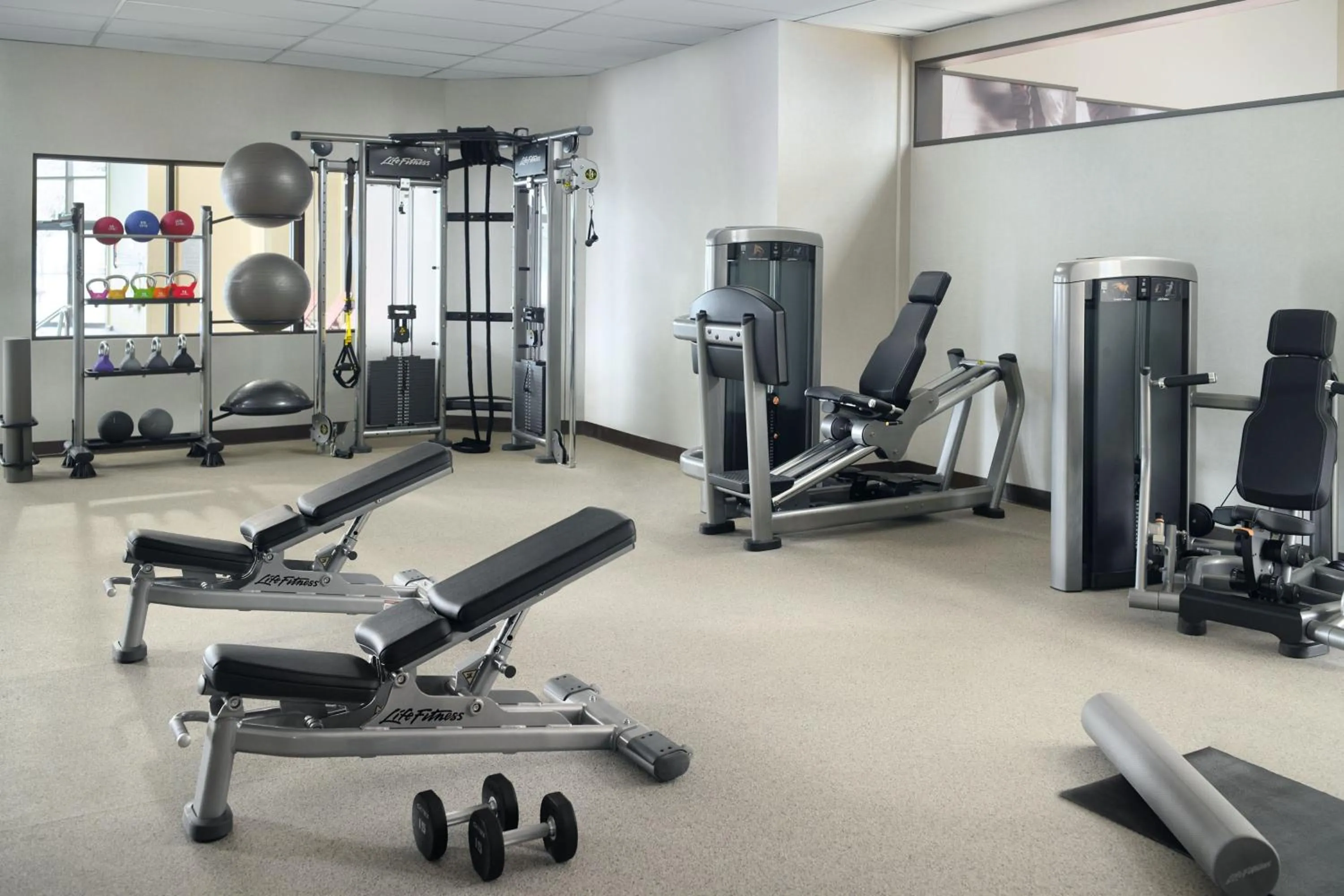 Fitness centre/facilities in Marriott Kansas City Overland Park