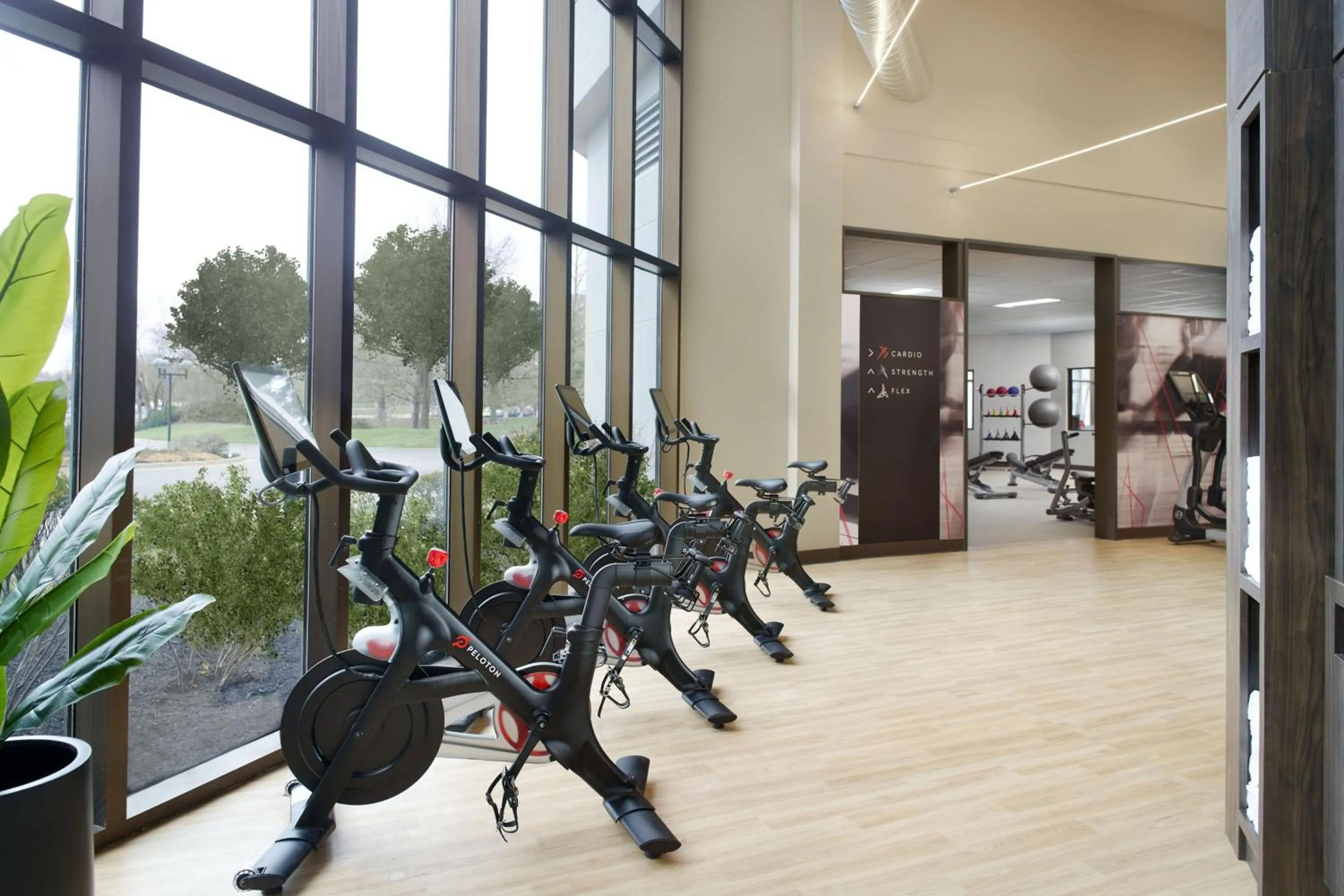 Fitness centre/facilities in Marriott Kansas City Overland Park