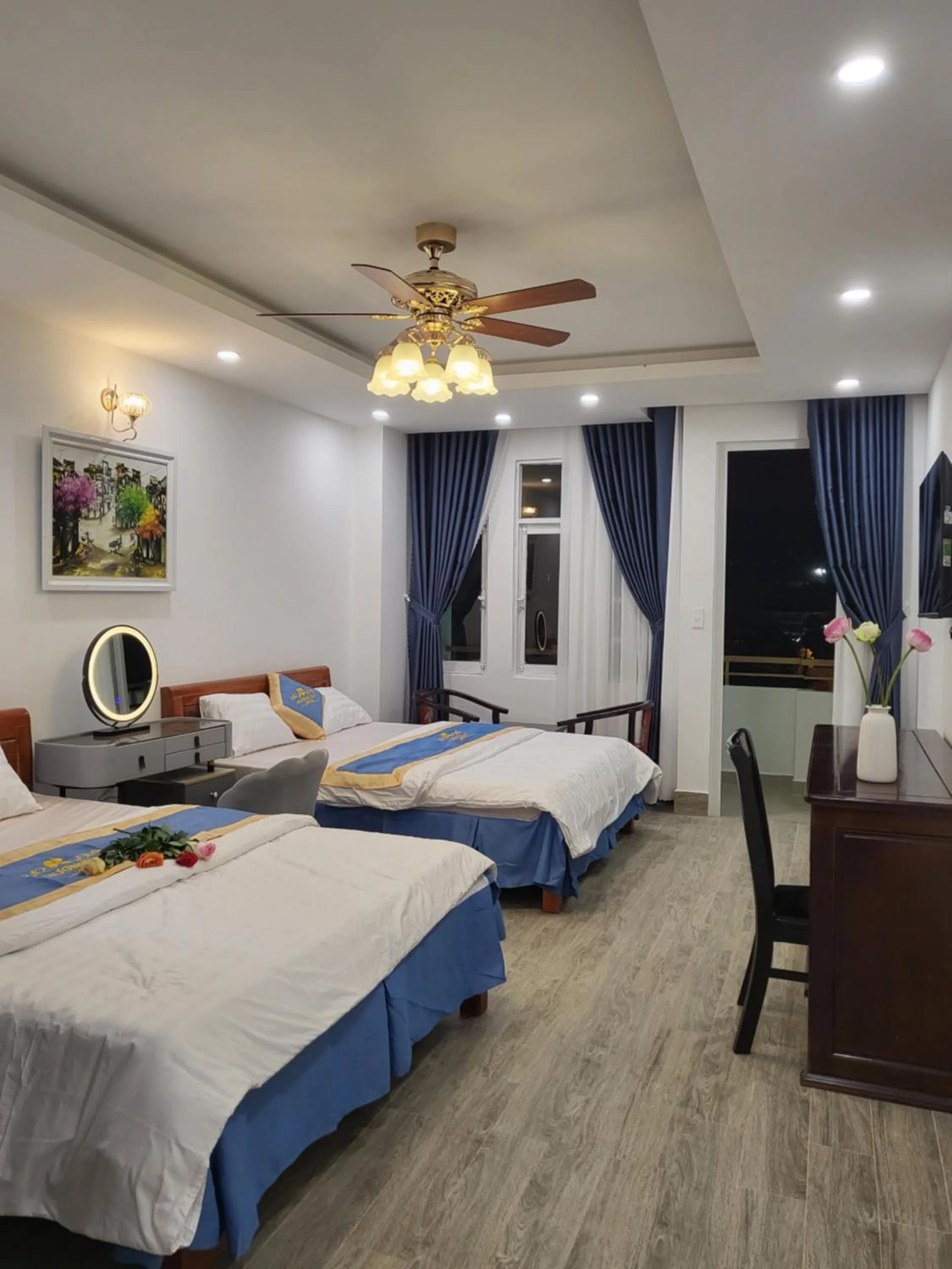 Bed in Huong Mai Hotel
