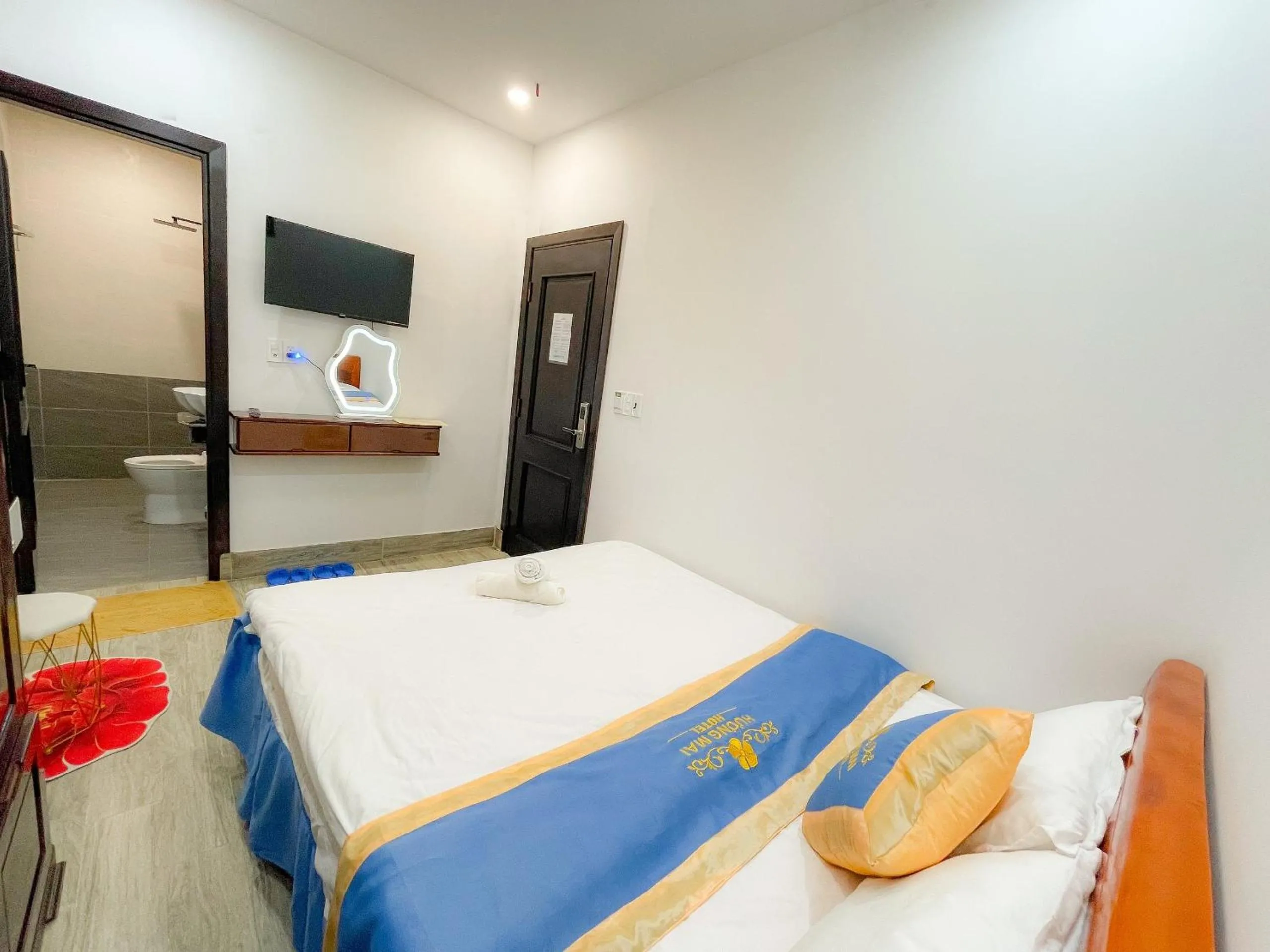 Bed in Huong Mai Hotel