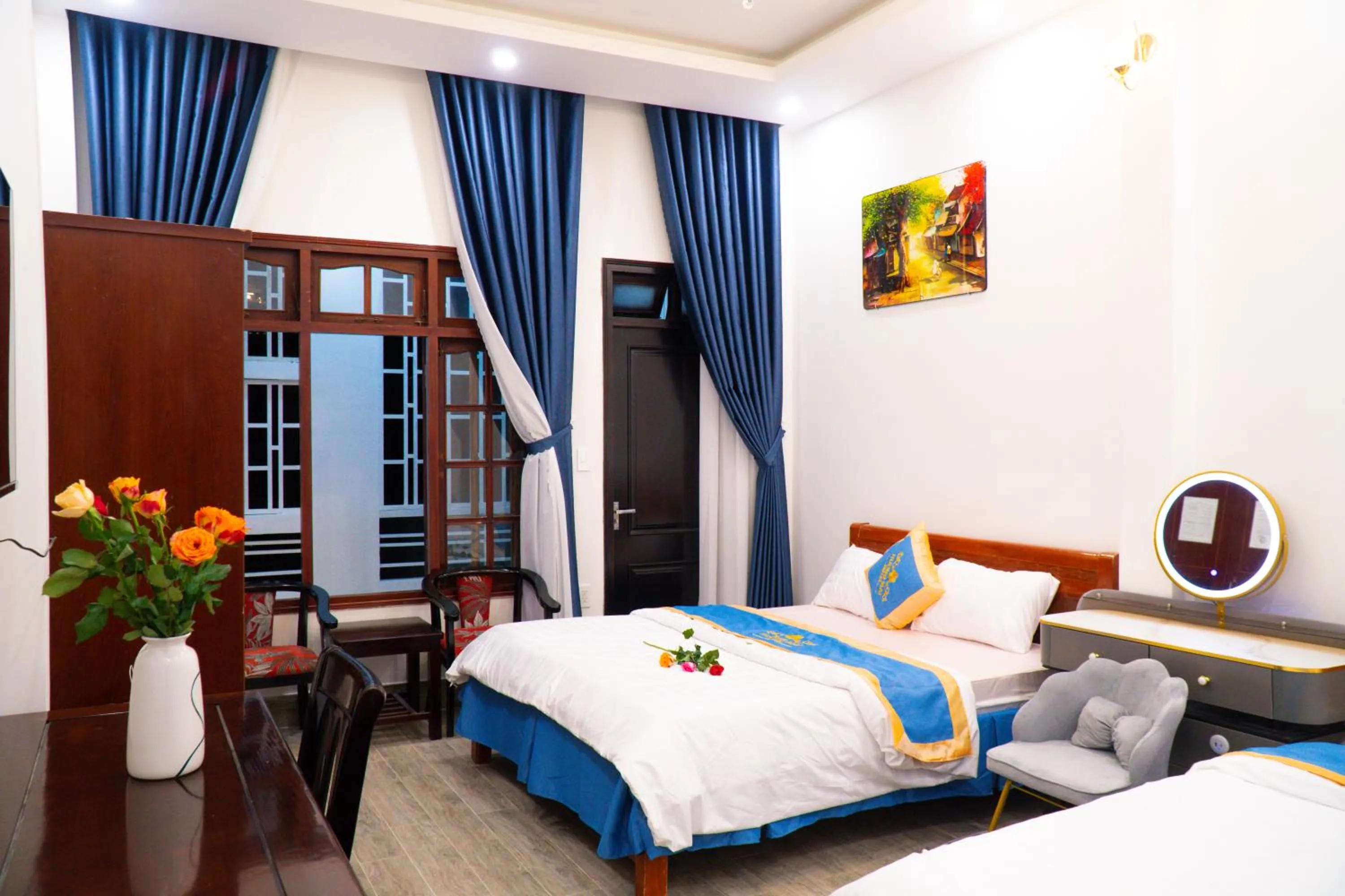 Bed in Huong Mai Hotel