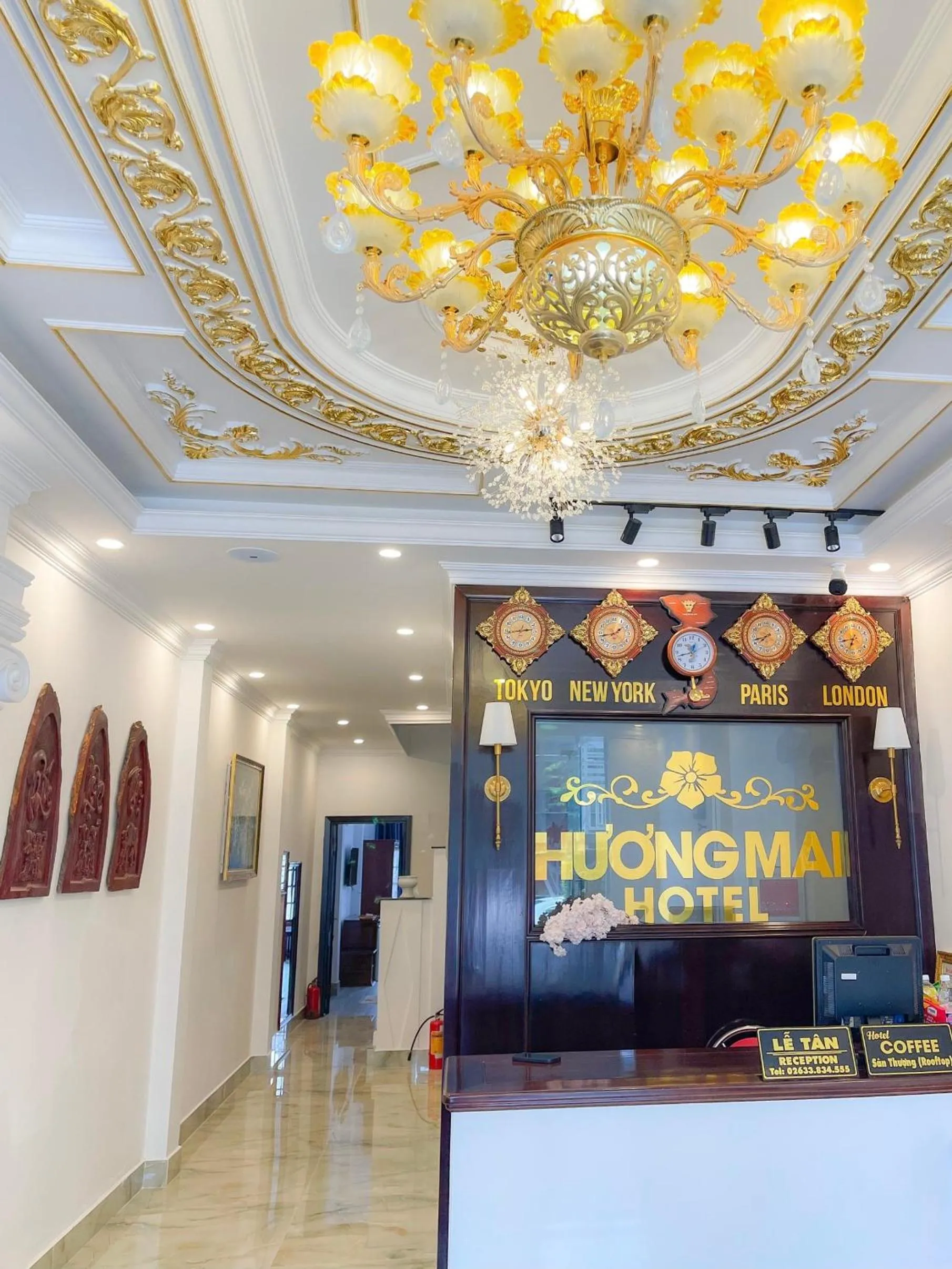 Property logo or sign in Huong Mai Hotel