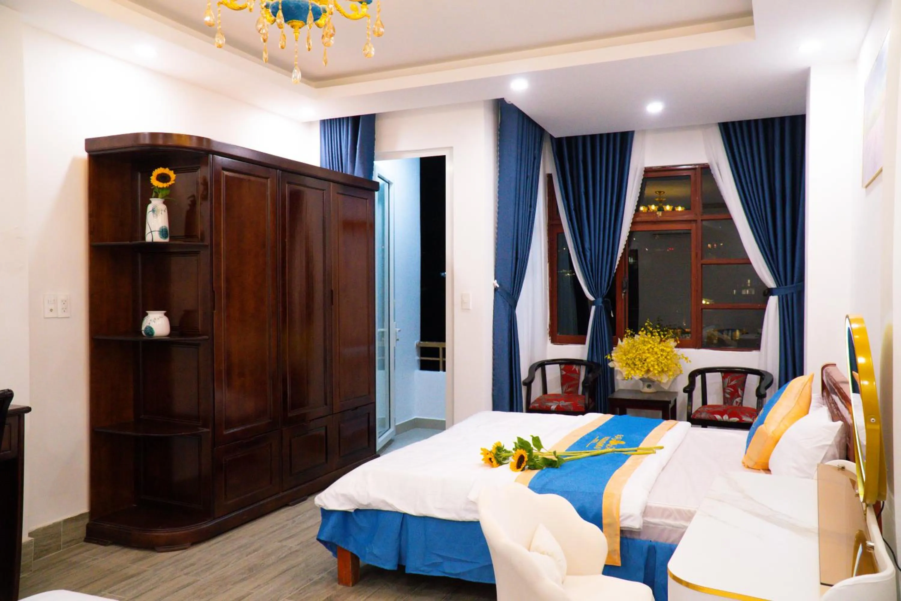 Bed in Huong Mai Hotel