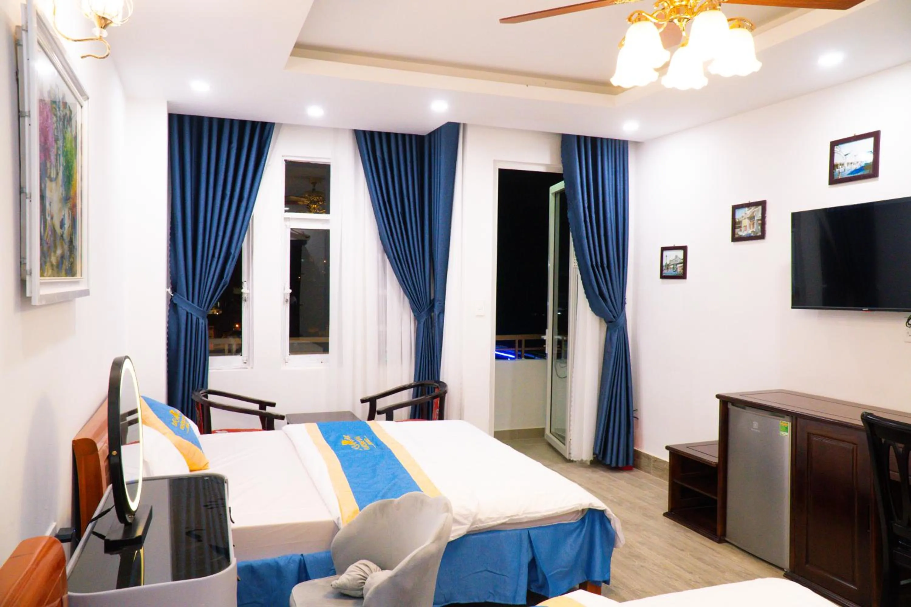 Bed in Huong Mai Hotel