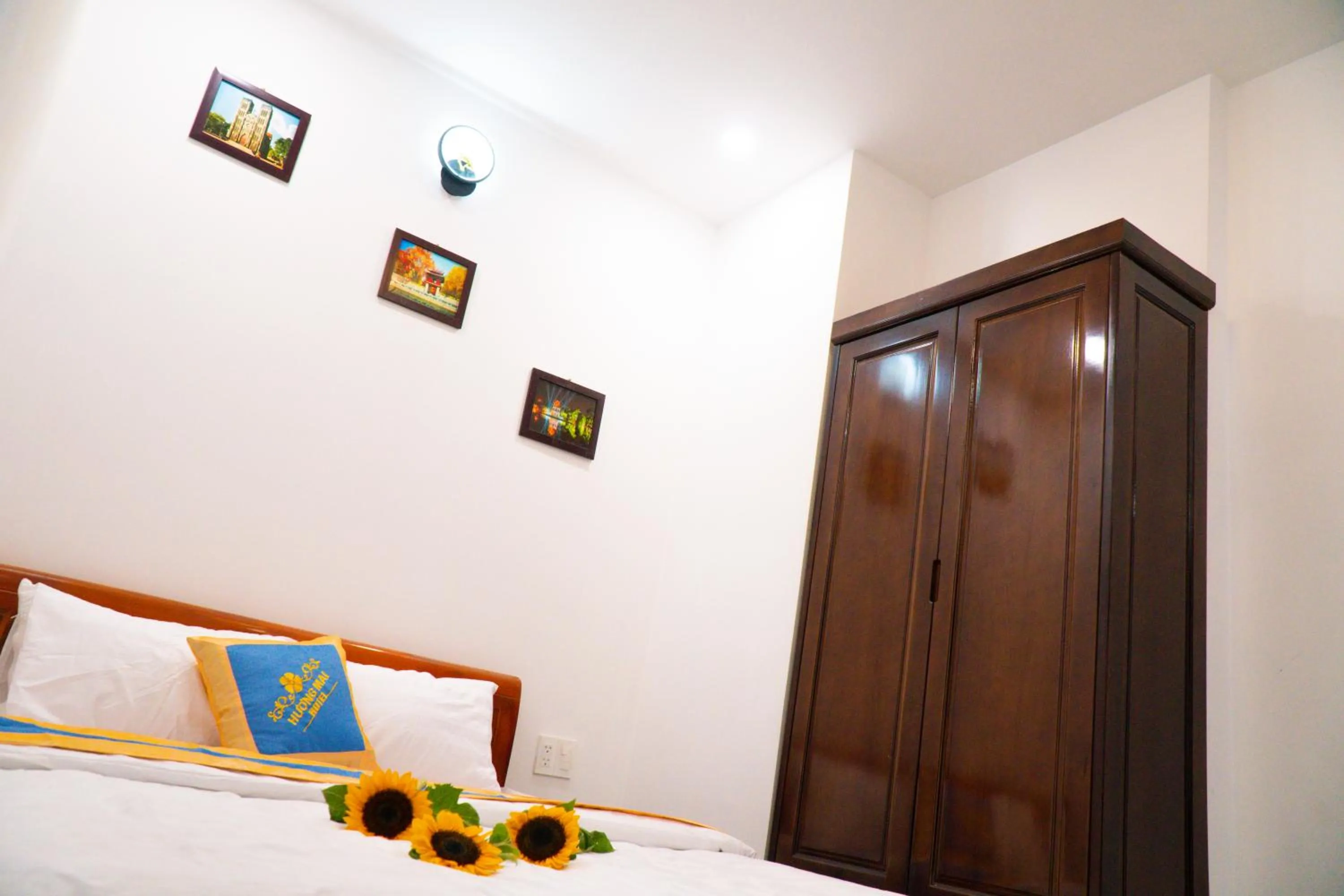 Bed in Huong Mai Hotel