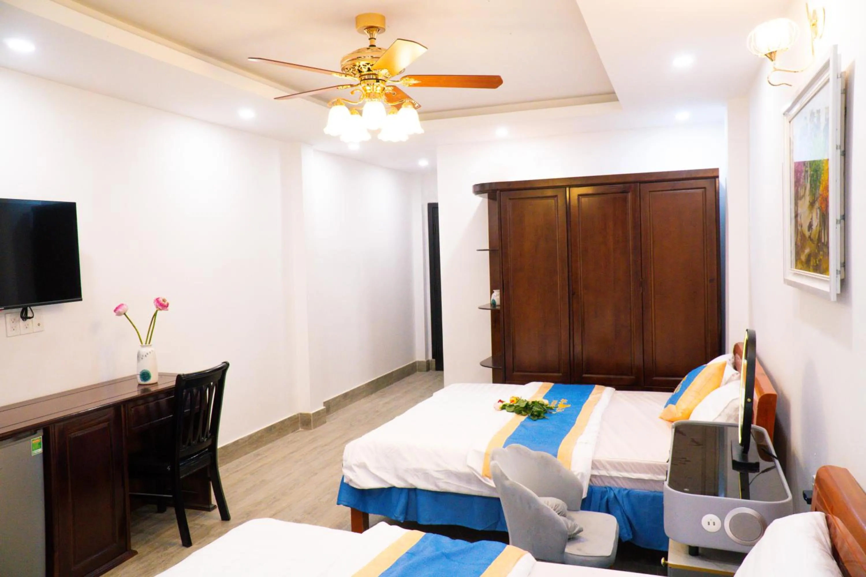 Bed in Huong Mai Hotel