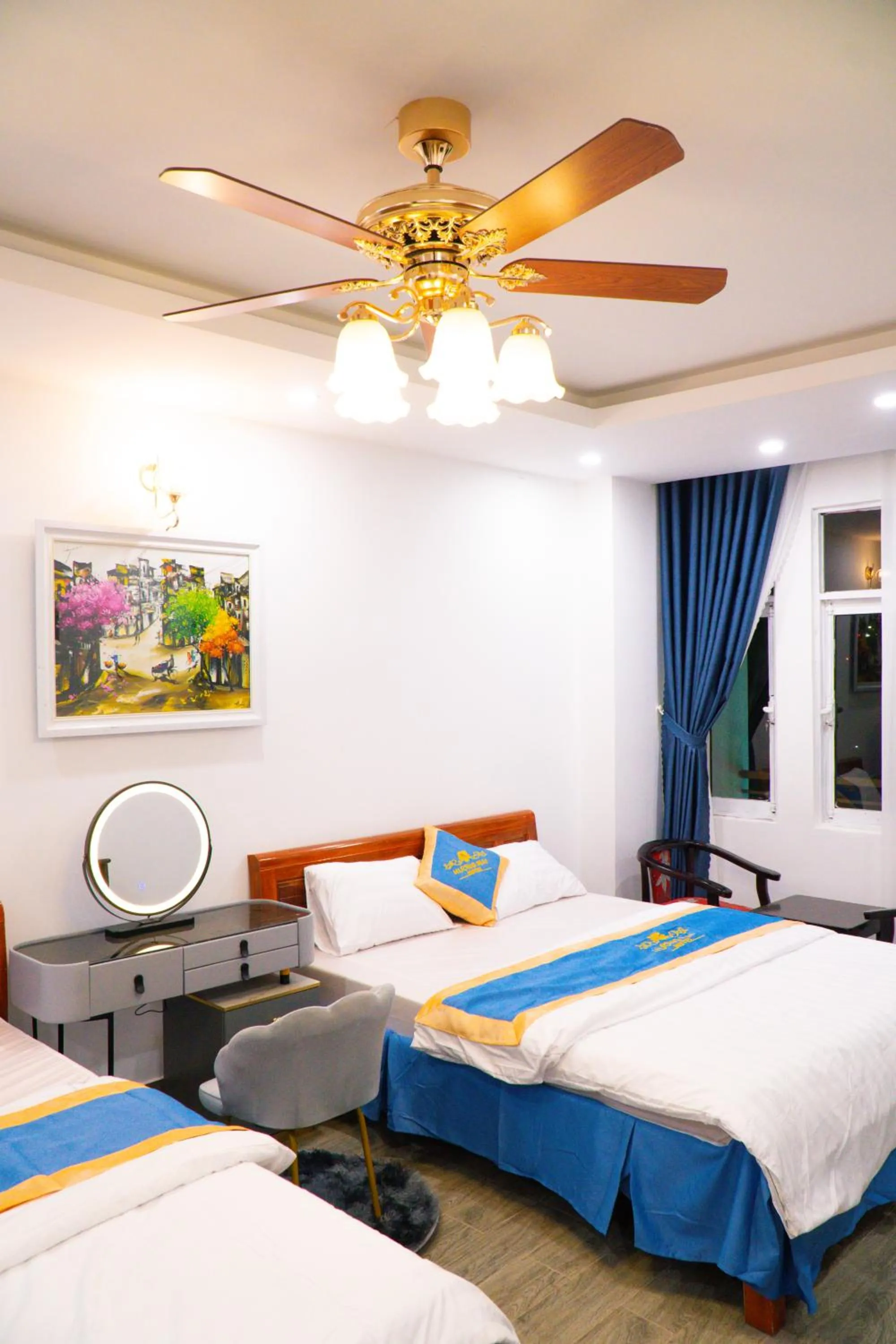 Bed in Huong Mai Hotel