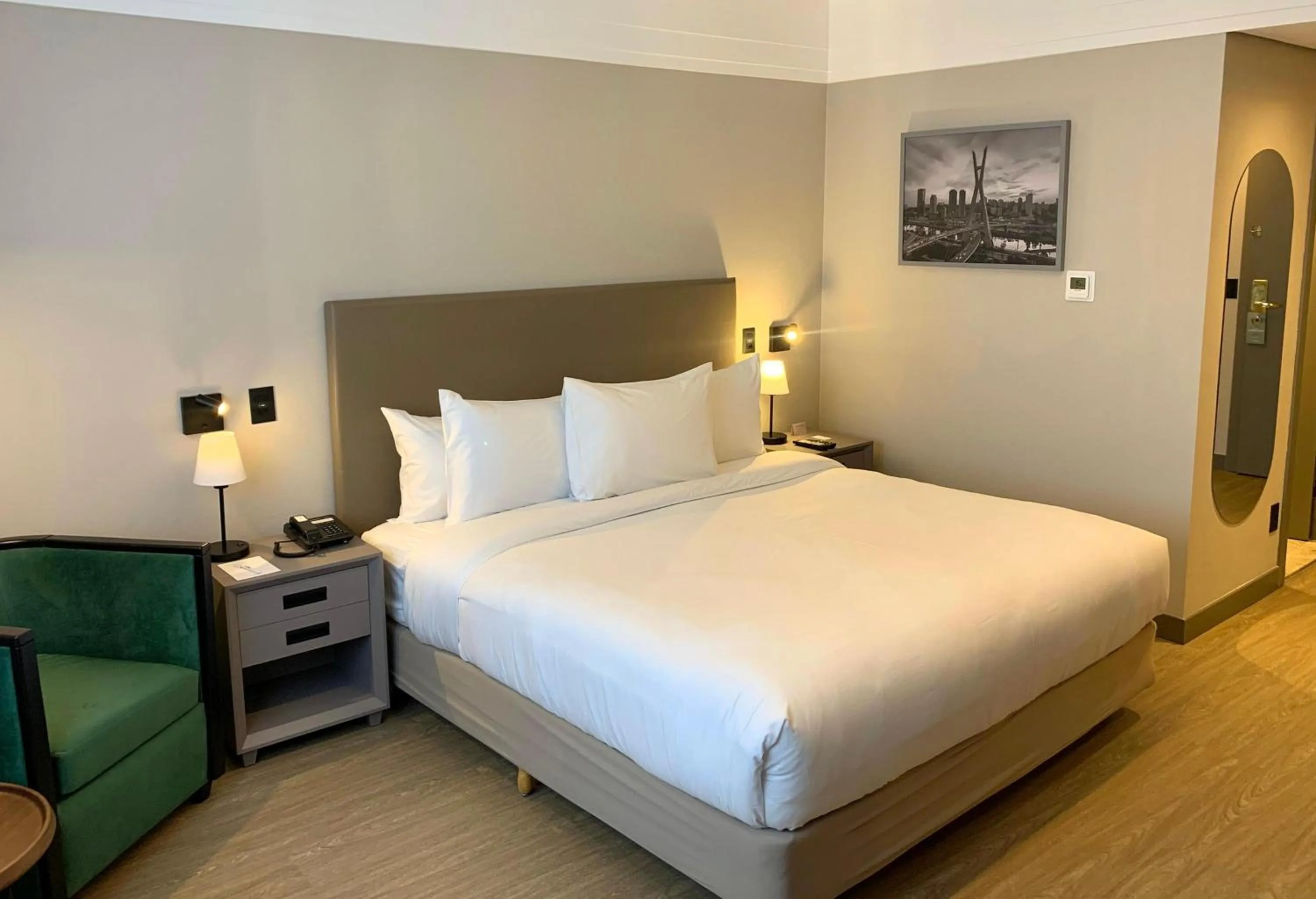 Bed in Radisson Alphaville