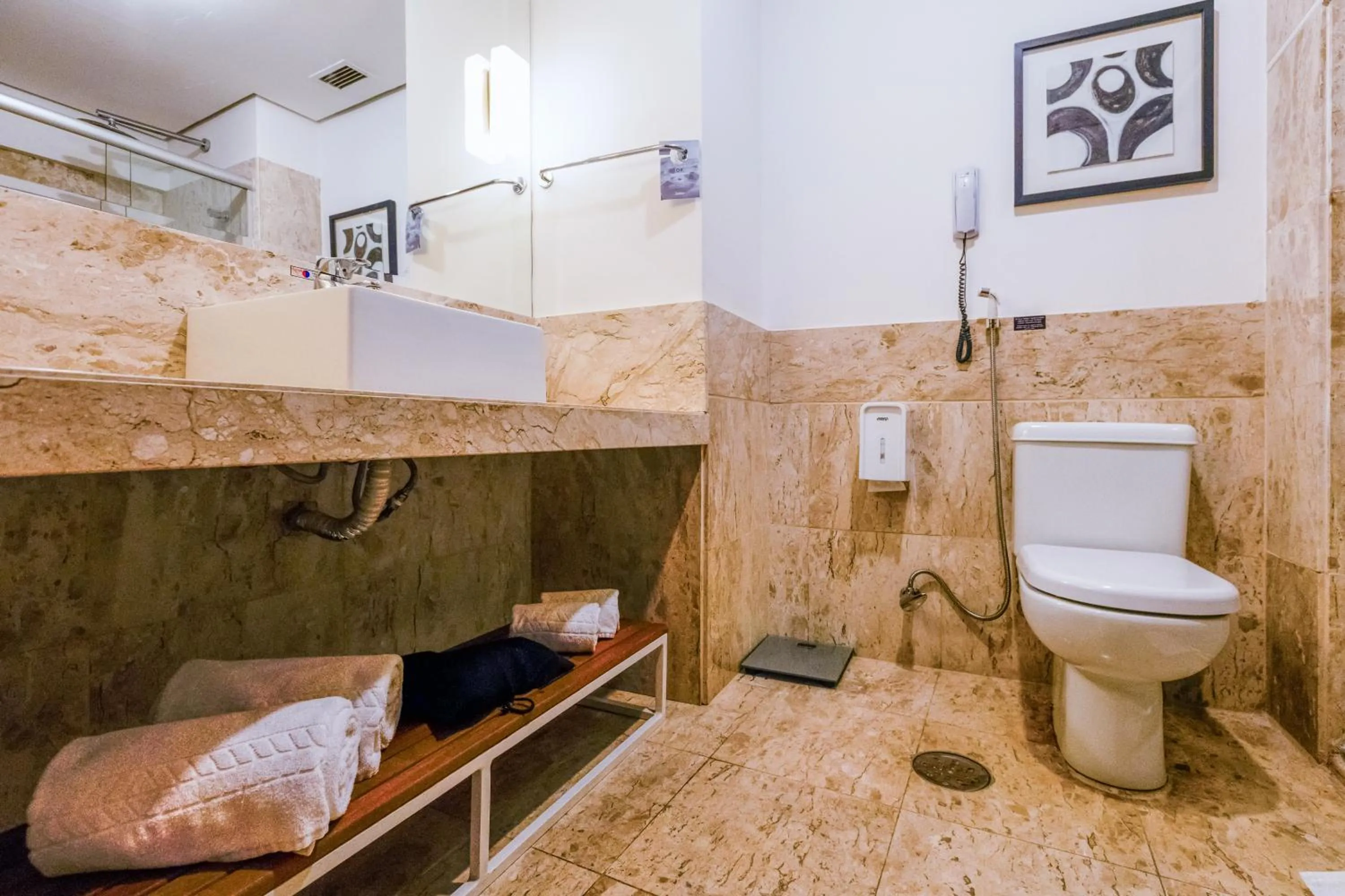 Toilet in Radisson Alphaville