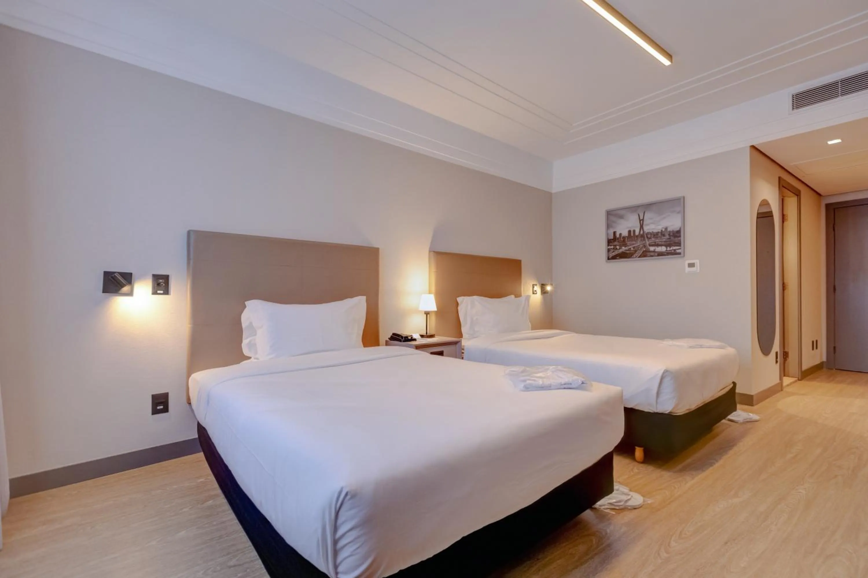 Bedroom, Bed in Radisson Alphaville