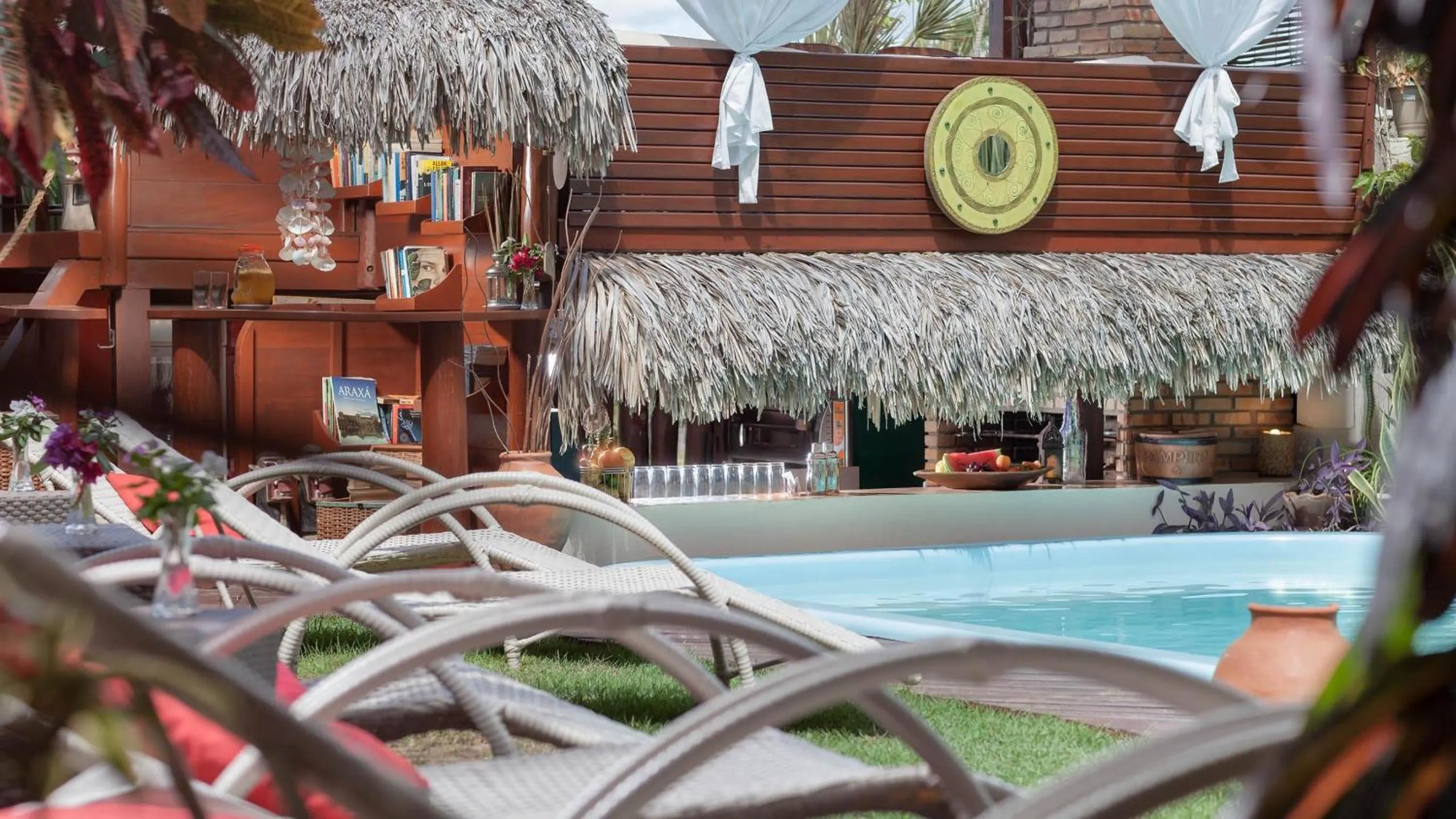 Swimming pool in Araxá Pousada