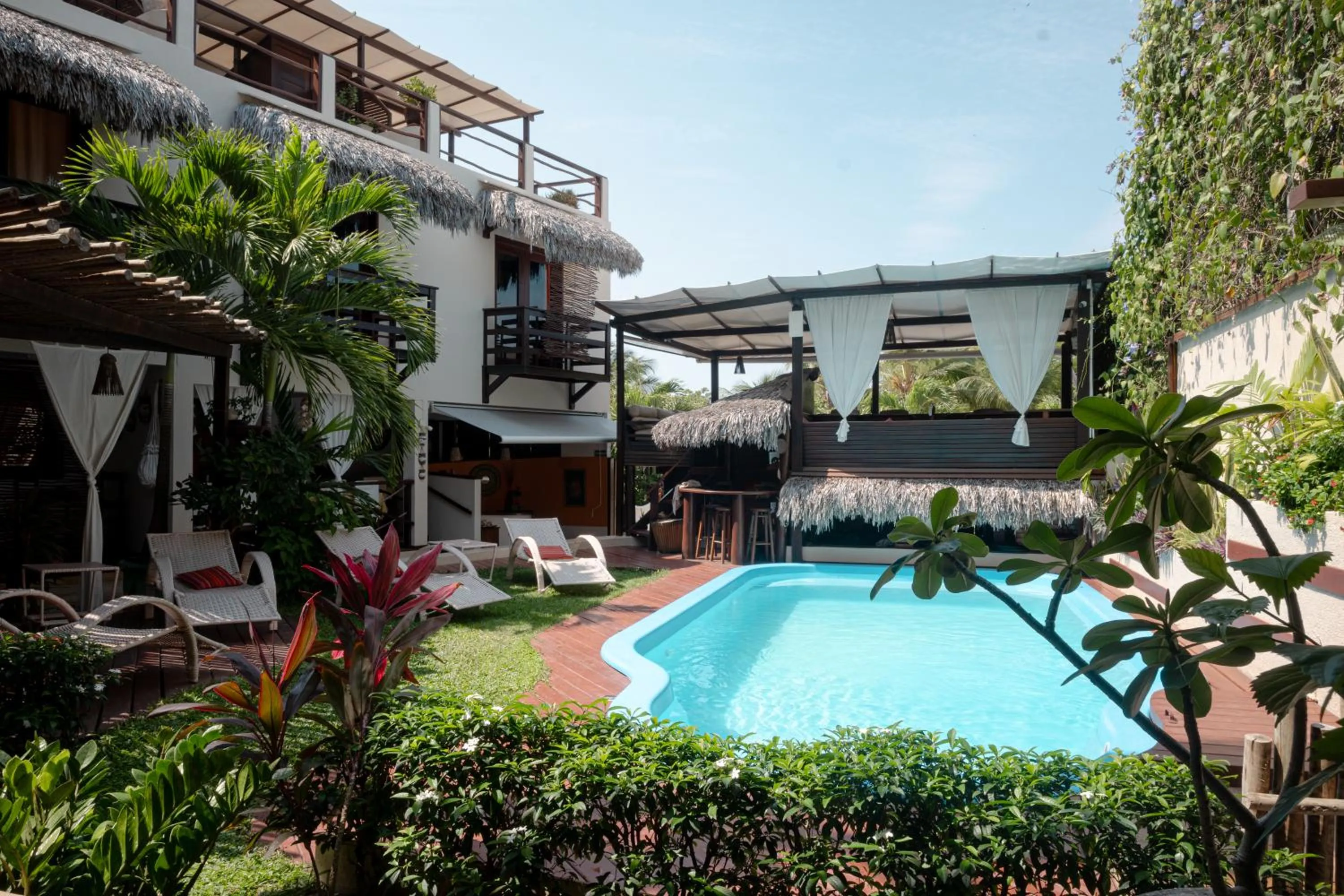 Swimming pool in Araxá Pousada