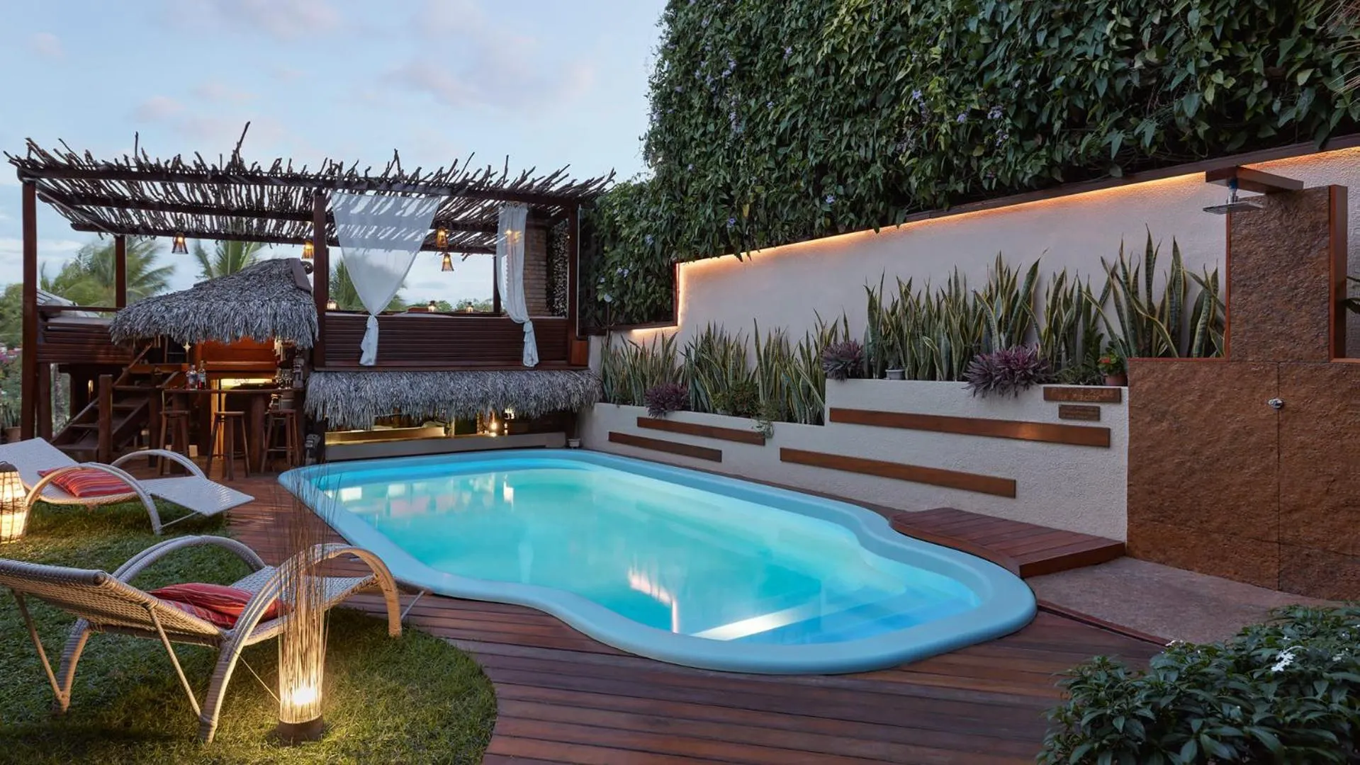 Seating area in Araxá Pousada