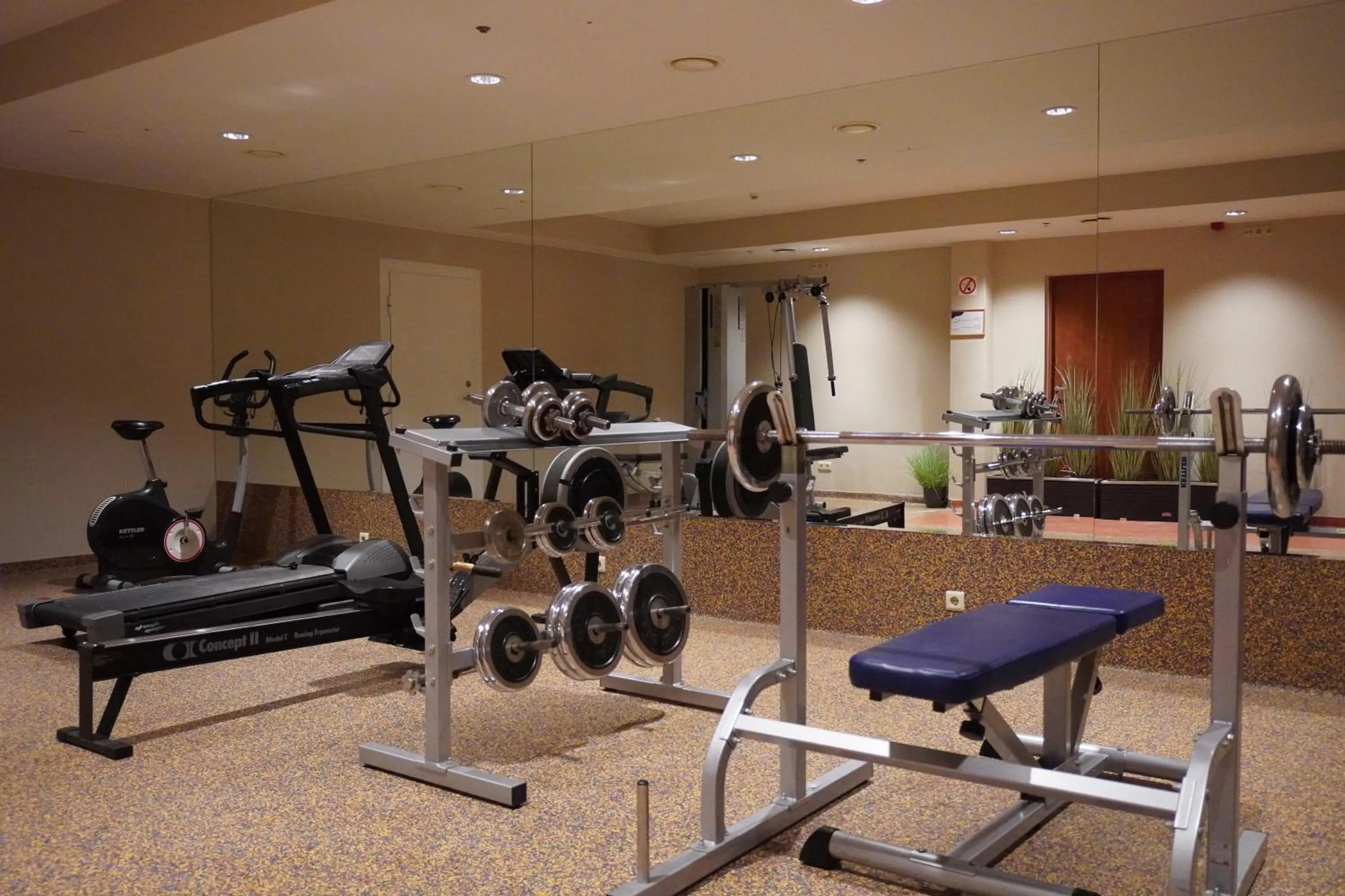 Fitness centre/facilities in VILNIUS PARK PLAZA HOTEL & SPA, Restaurant, Panorama Bar, Conference & Banquet Center