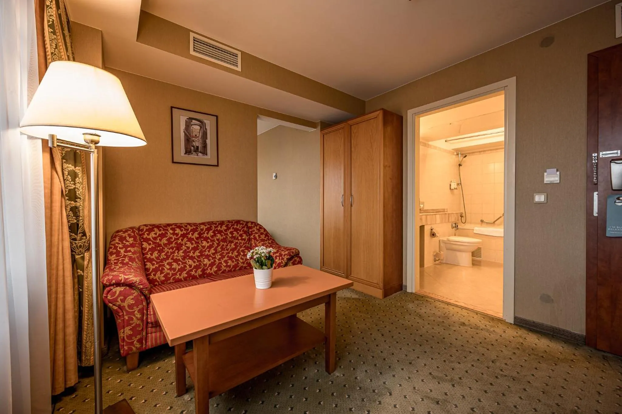 Living room in VILNIUS PARK PLAZA HOTEL, Restaurant & Terrace, Panorama Bar, Conference & Banquet Center