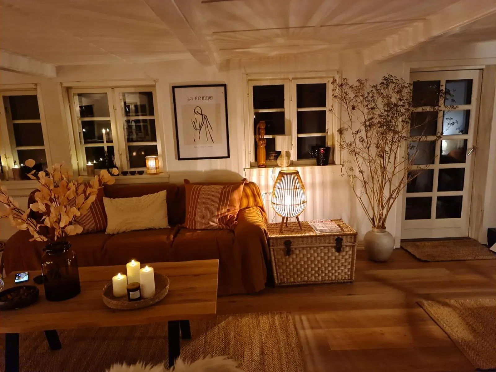 Seating area in Skrøbelev Gods Manor House