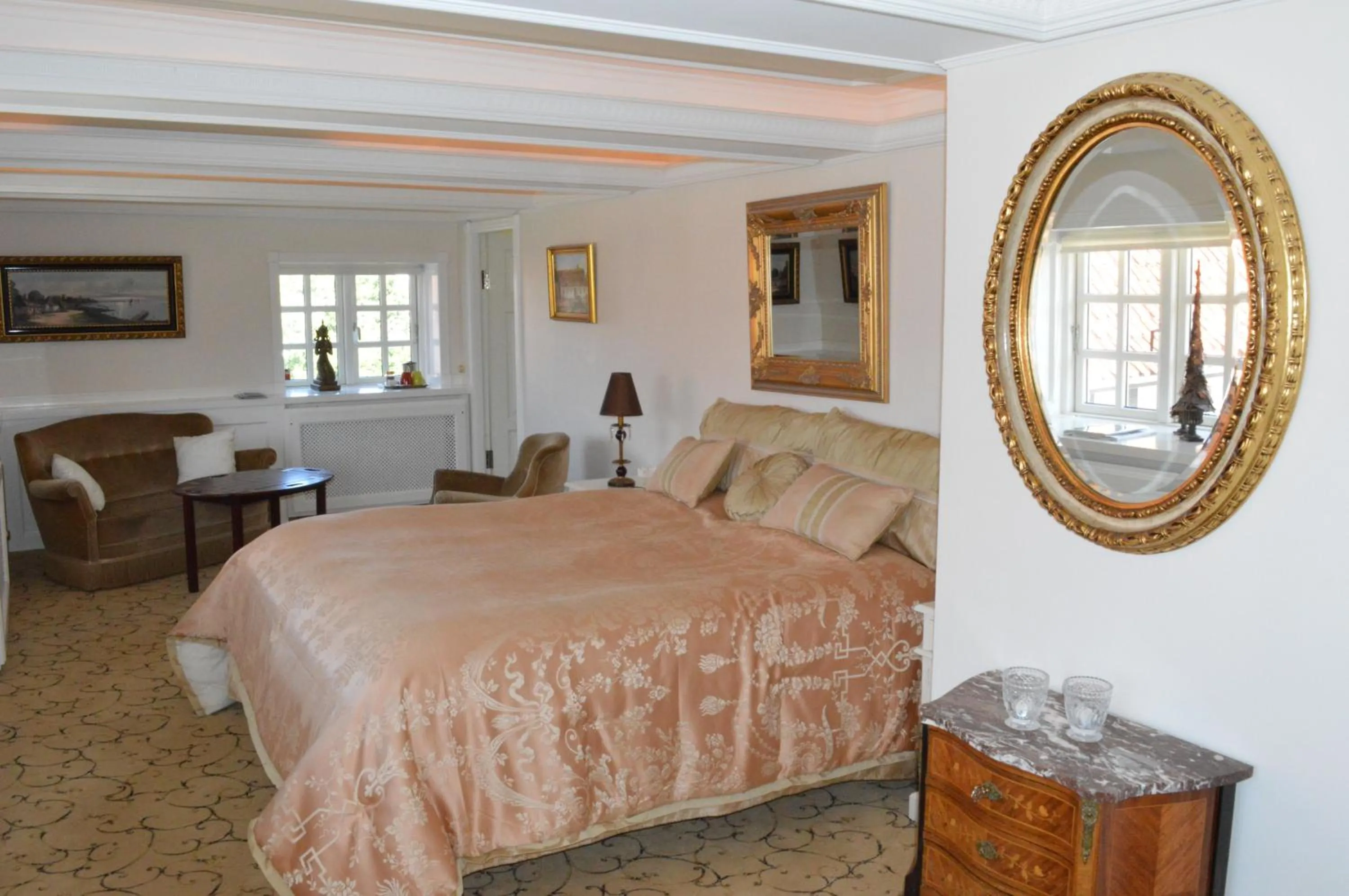 Bed in Skrøbelev Gods Manor House