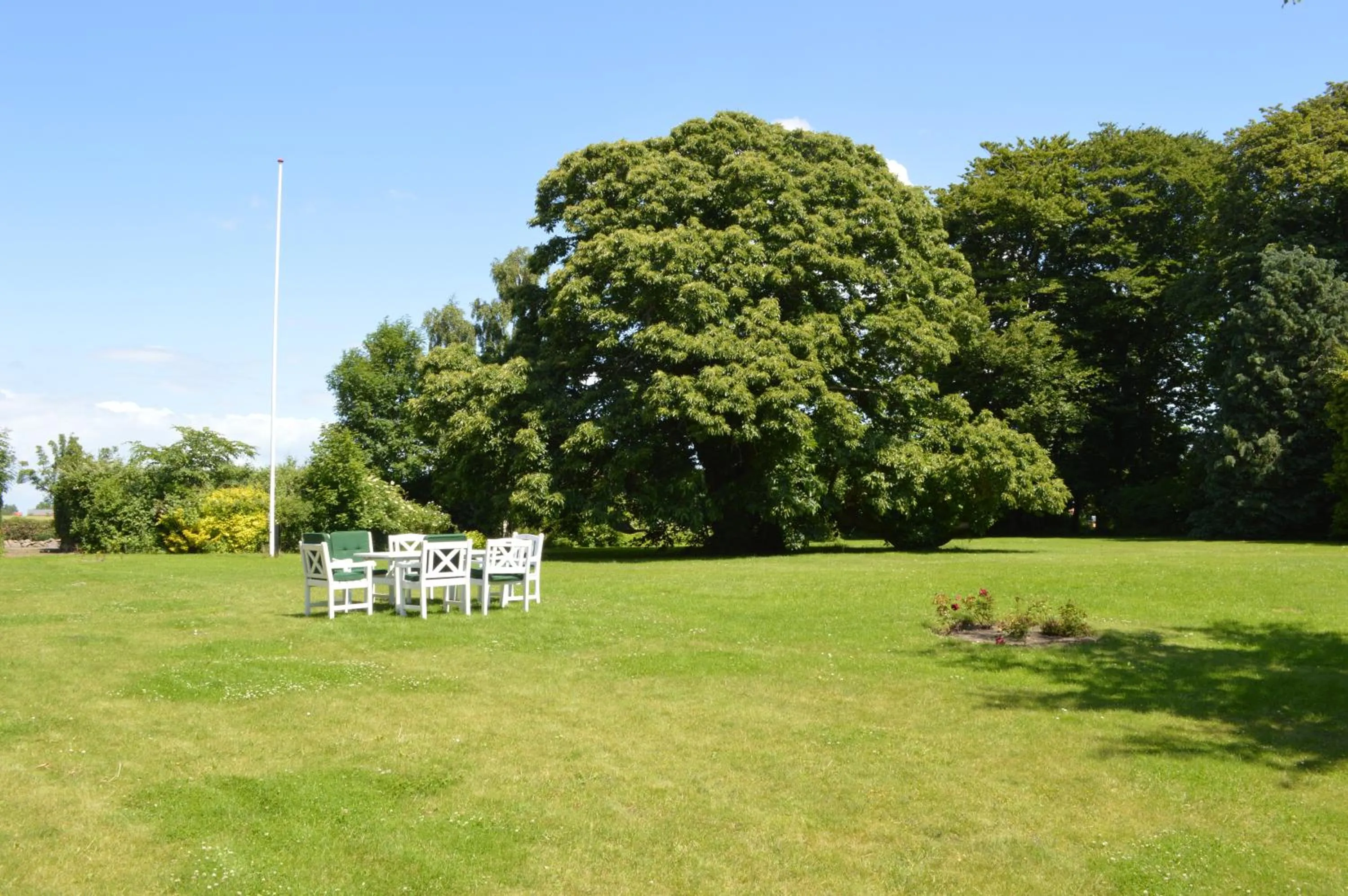 Garden in Skrøbelev Gods Manor House